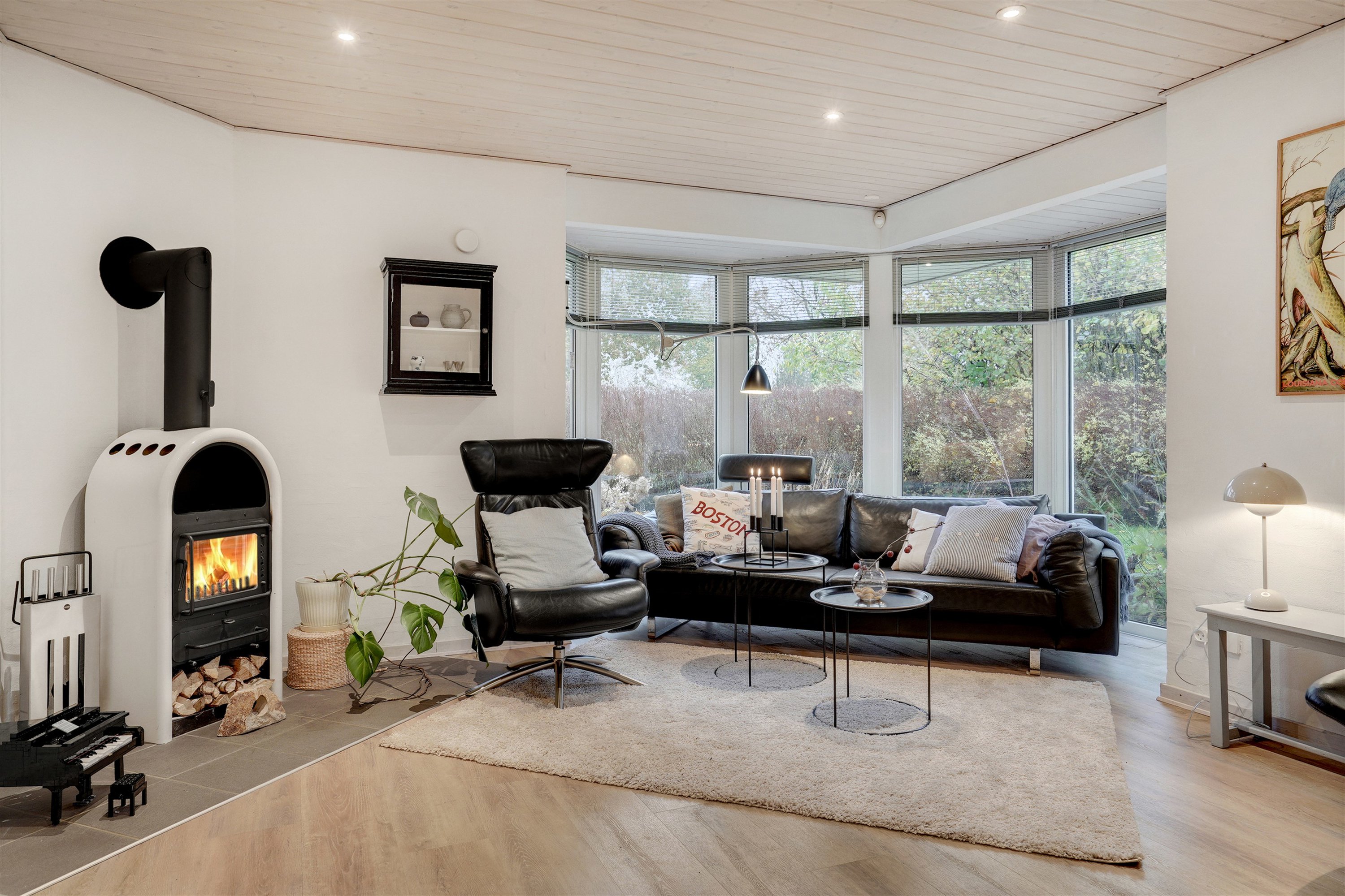 Fremhævet stue billede i fuldskærmstilstand. Billede af Markskellet 43, 7190 Billund