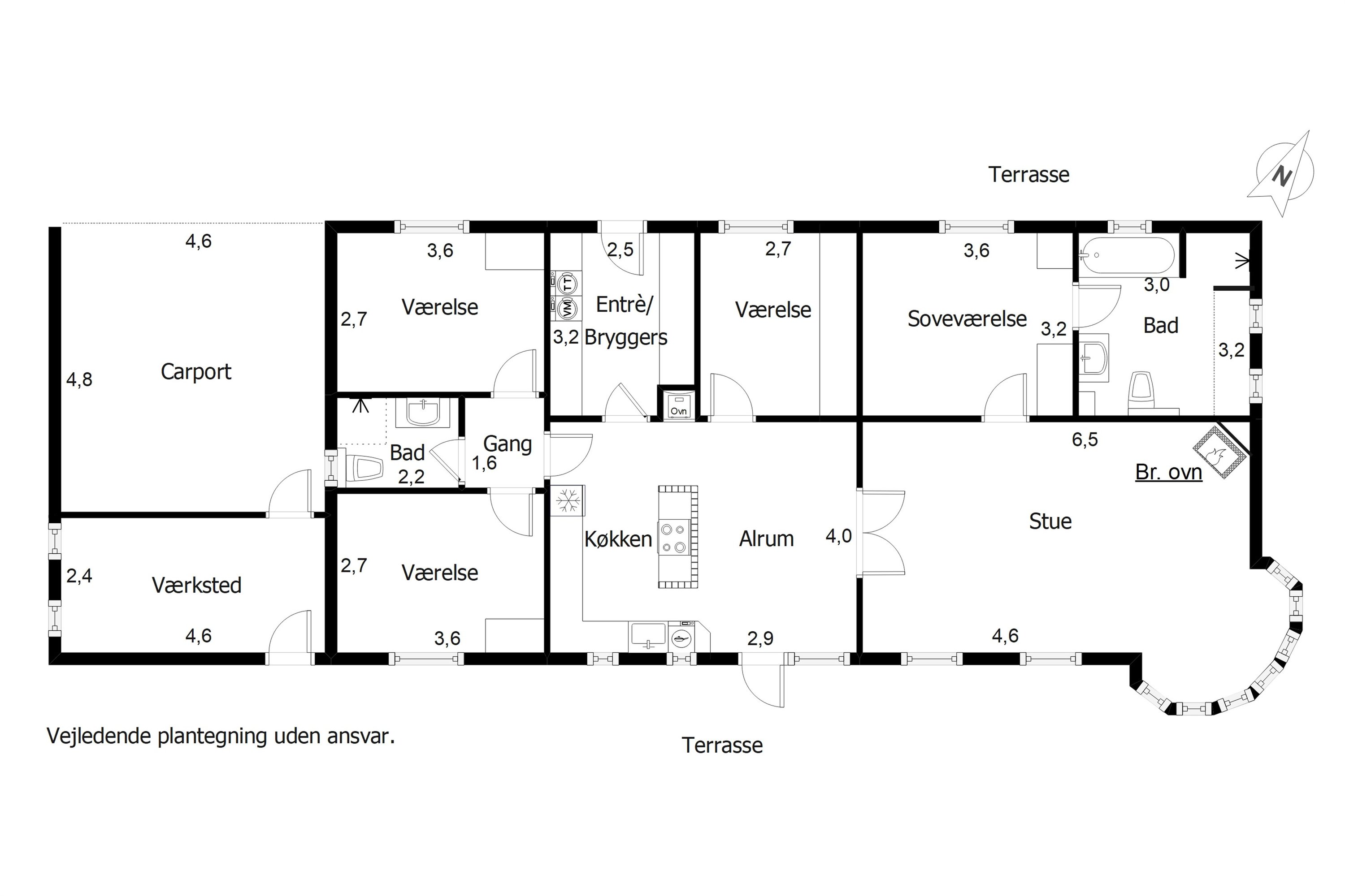 Plantegninger billede af Markskellet 43, 7190 Billund