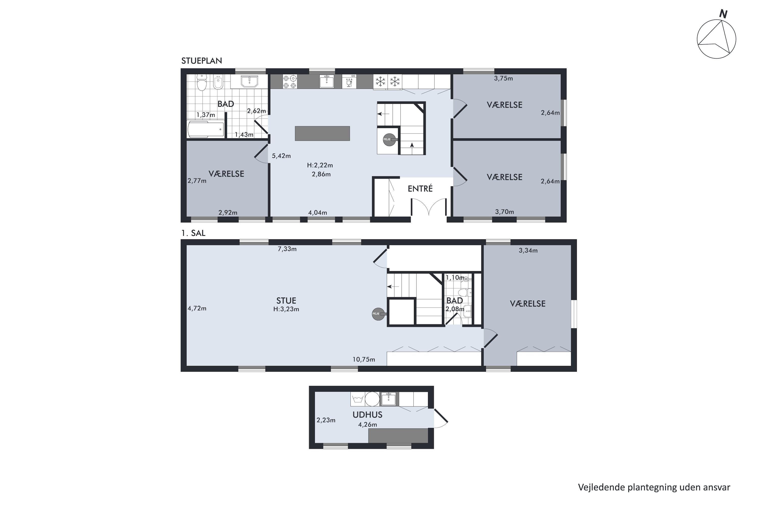 Plantegninger billede af Blegerstræde 3, 2791 Dragør