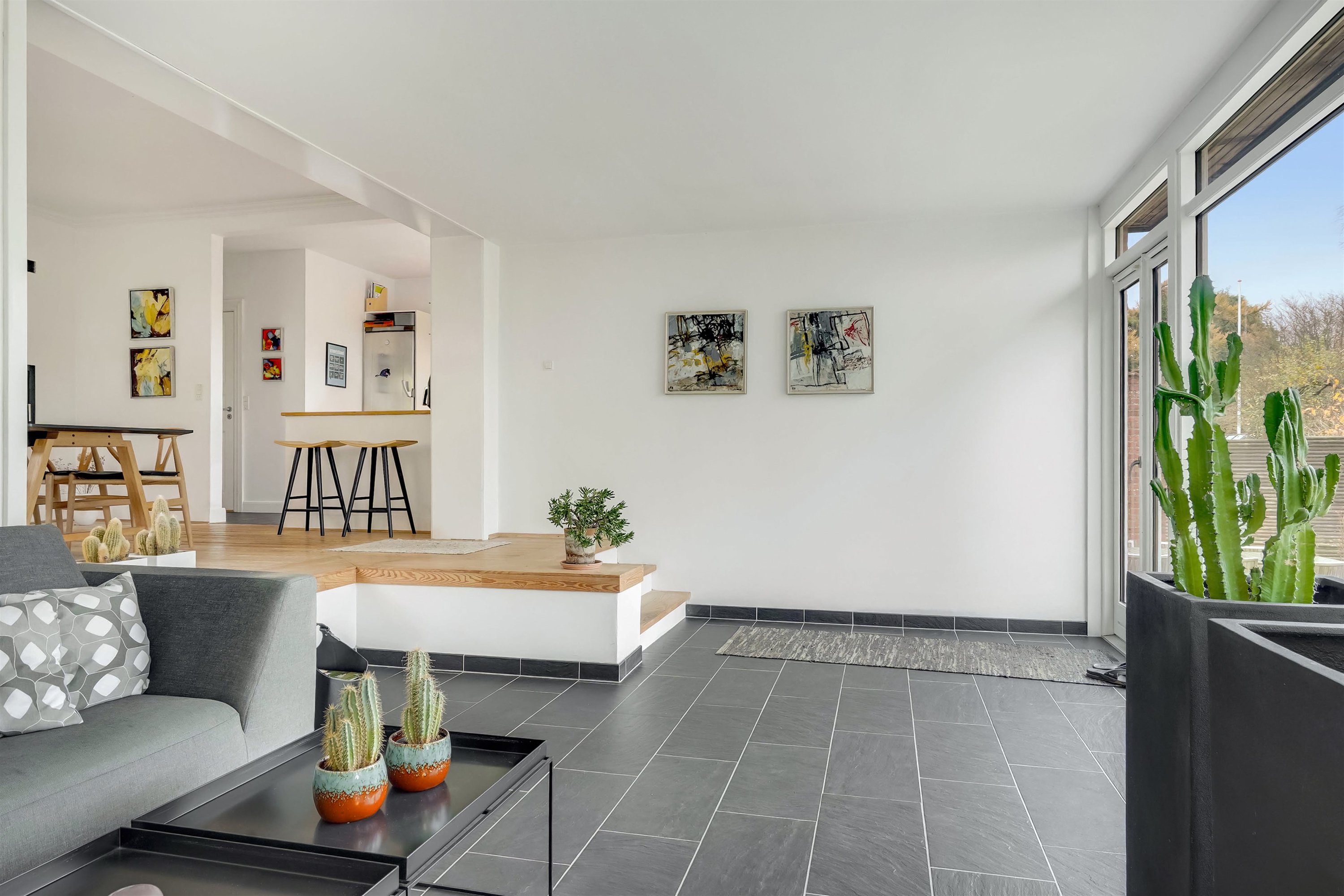 Fremhævet stue billede i fuldskærmstilstand. Billede af Baldursgade 41, 6700 Esbjerg