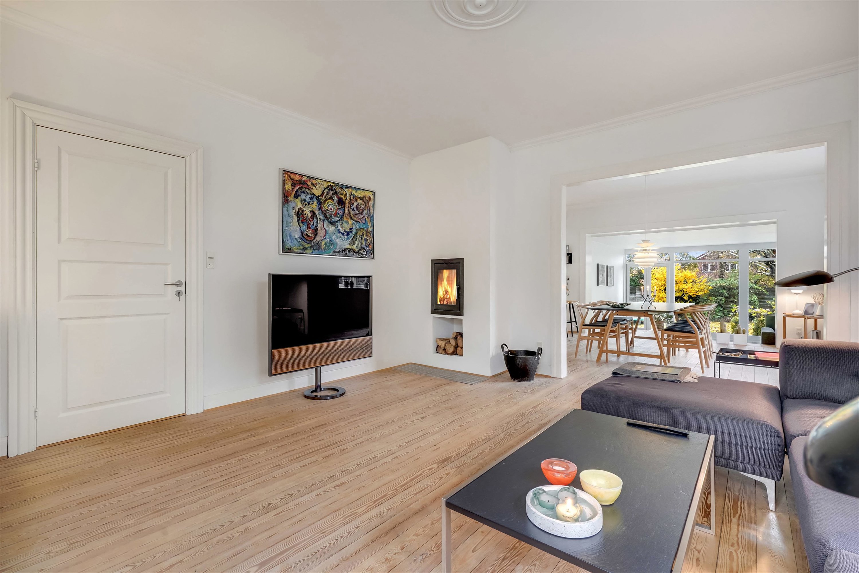 Fremhævet stue billede i fuldskærmstilstand. Billede af Baldursgade 41, 6700 Esbjerg