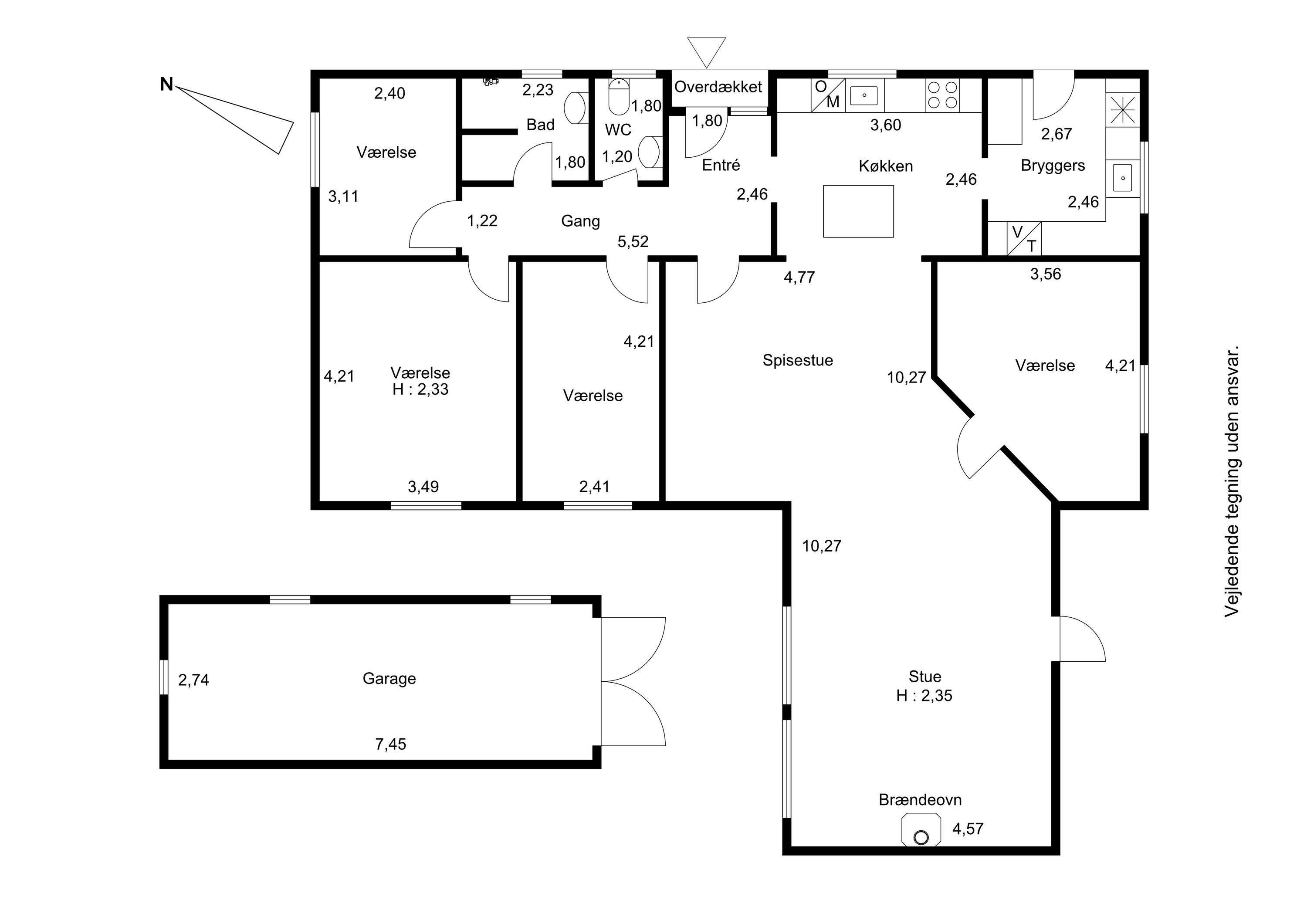 Plantegninger billede af Havrevænget 15, 4681 Herfølge