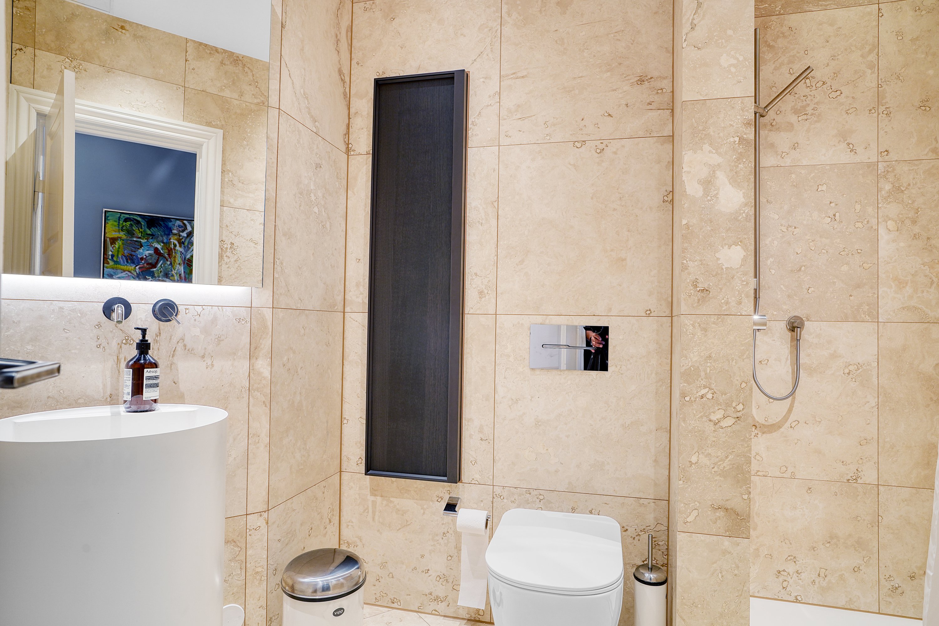 Fremhævet badeværelse billede i fuldskærmstilstand. Billede af Trondhjemsgade 15, 2., 2100 København Ø