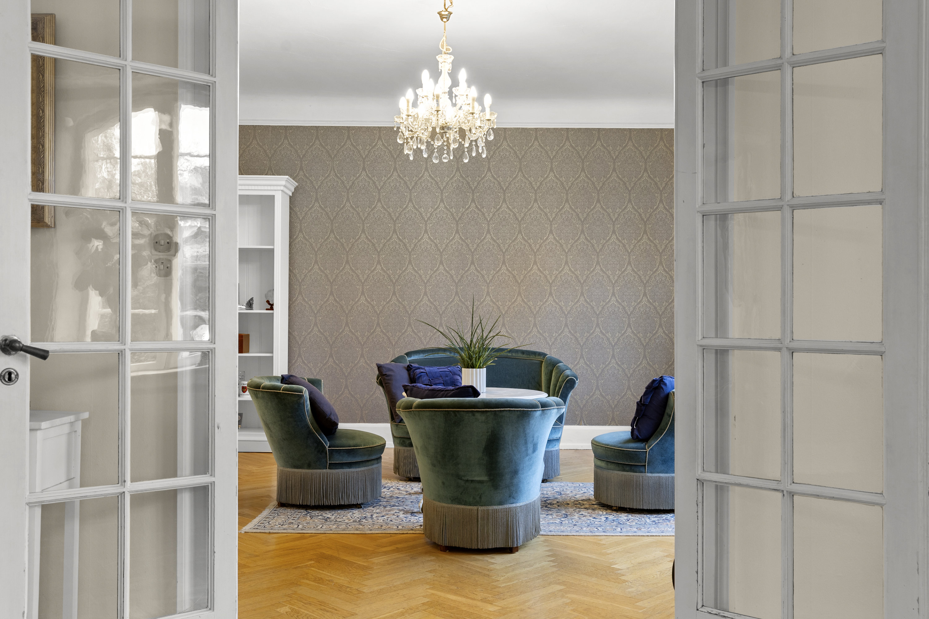 Fremhævet stue billede i fuldskærmstilstand. Billede af Sandvejsbanken 17, 4220 Korsør