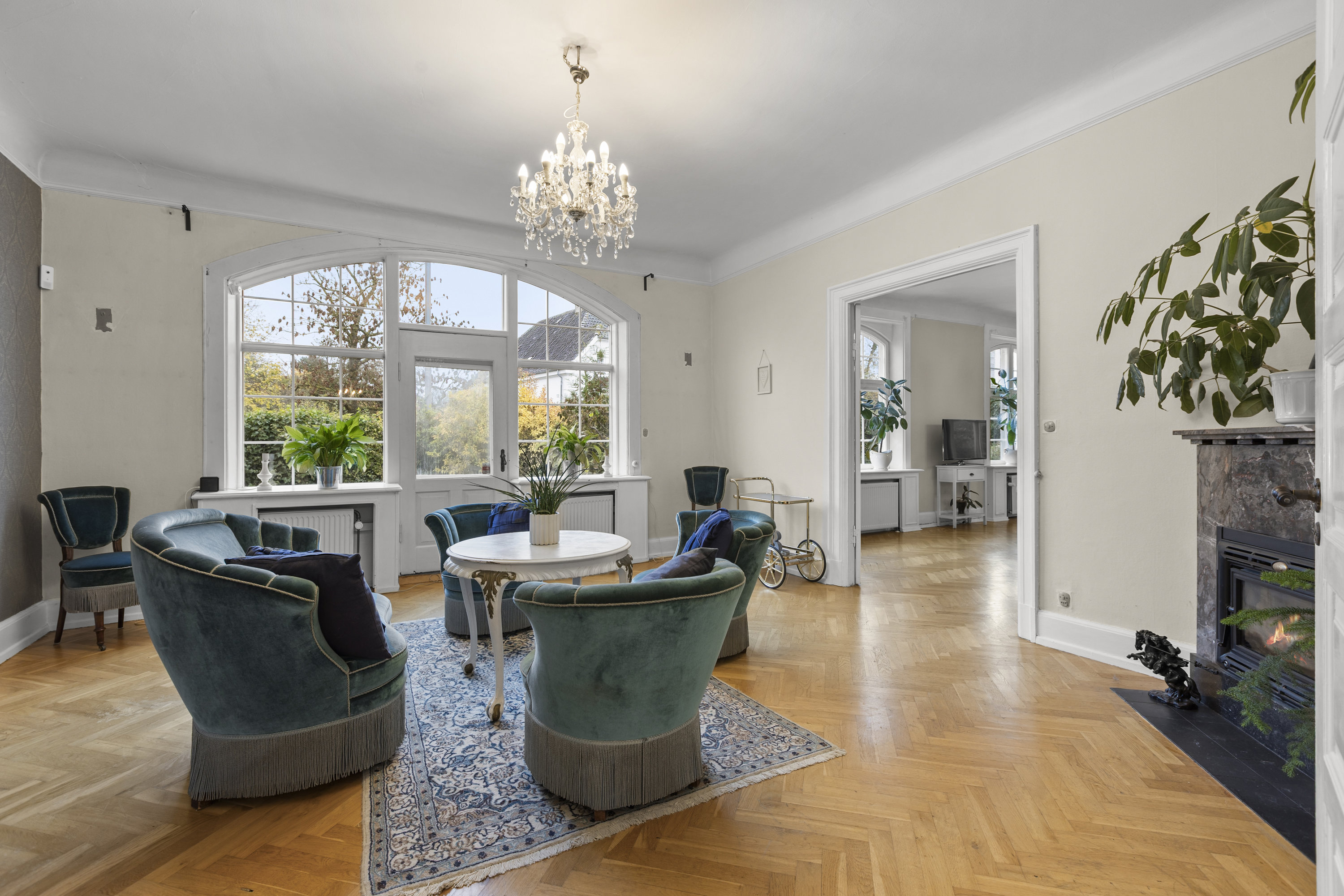 Fremhævet stue billede i fuldskærmstilstand. Billede af Sandvejsbanken 17, 4220 Korsør