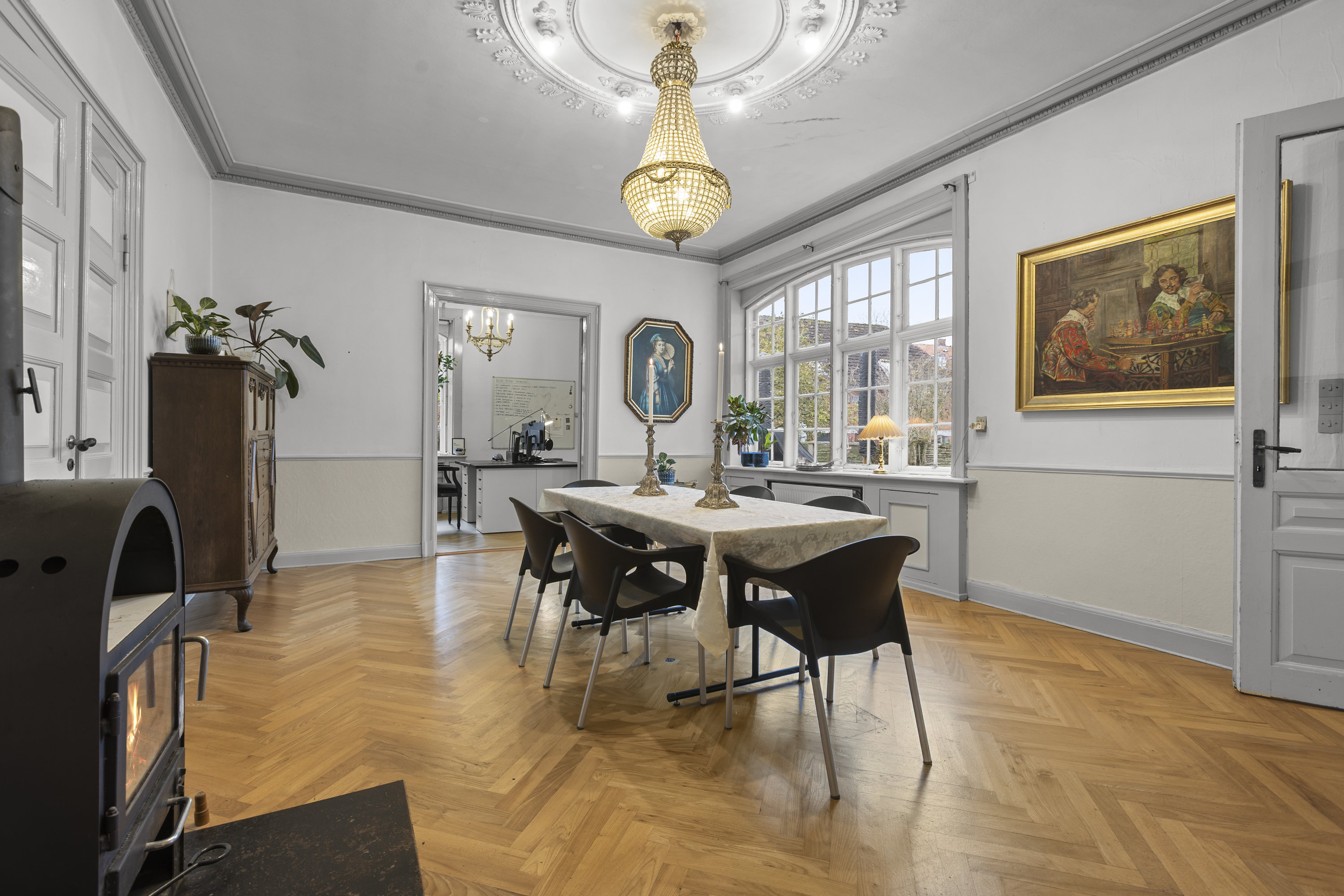 Fremhævet stue billede i fuldskærmstilstand. Billede af Sandvejsbanken 17, 4220 Korsør