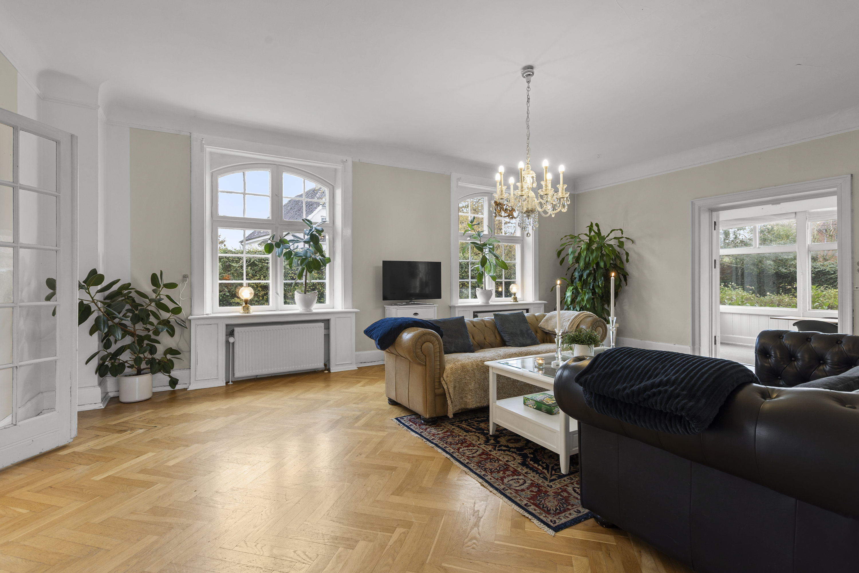 Fremhævet stue billede i fuldskærmstilstand. Billede af Sandvejsbanken 17, 4220 Korsør