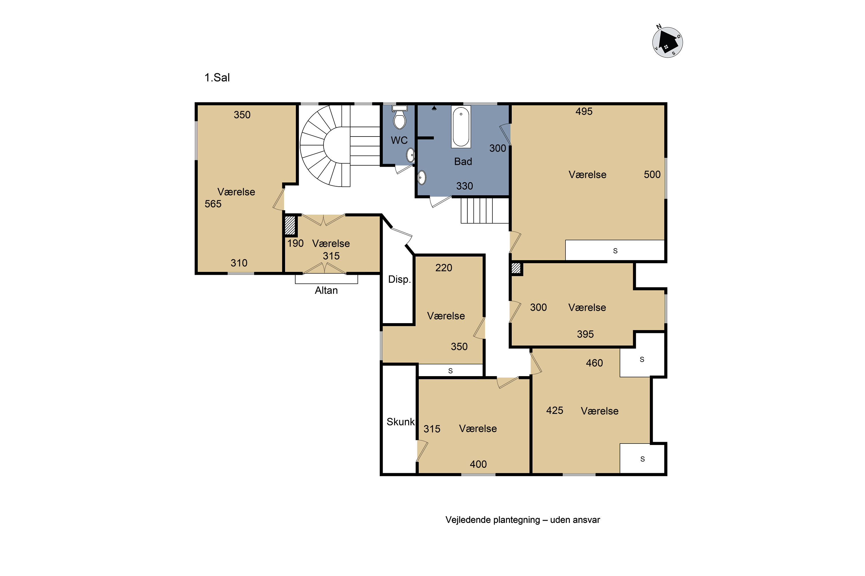 Plantegninger billede af Sandvejsbanken 17, 4220 Korsør