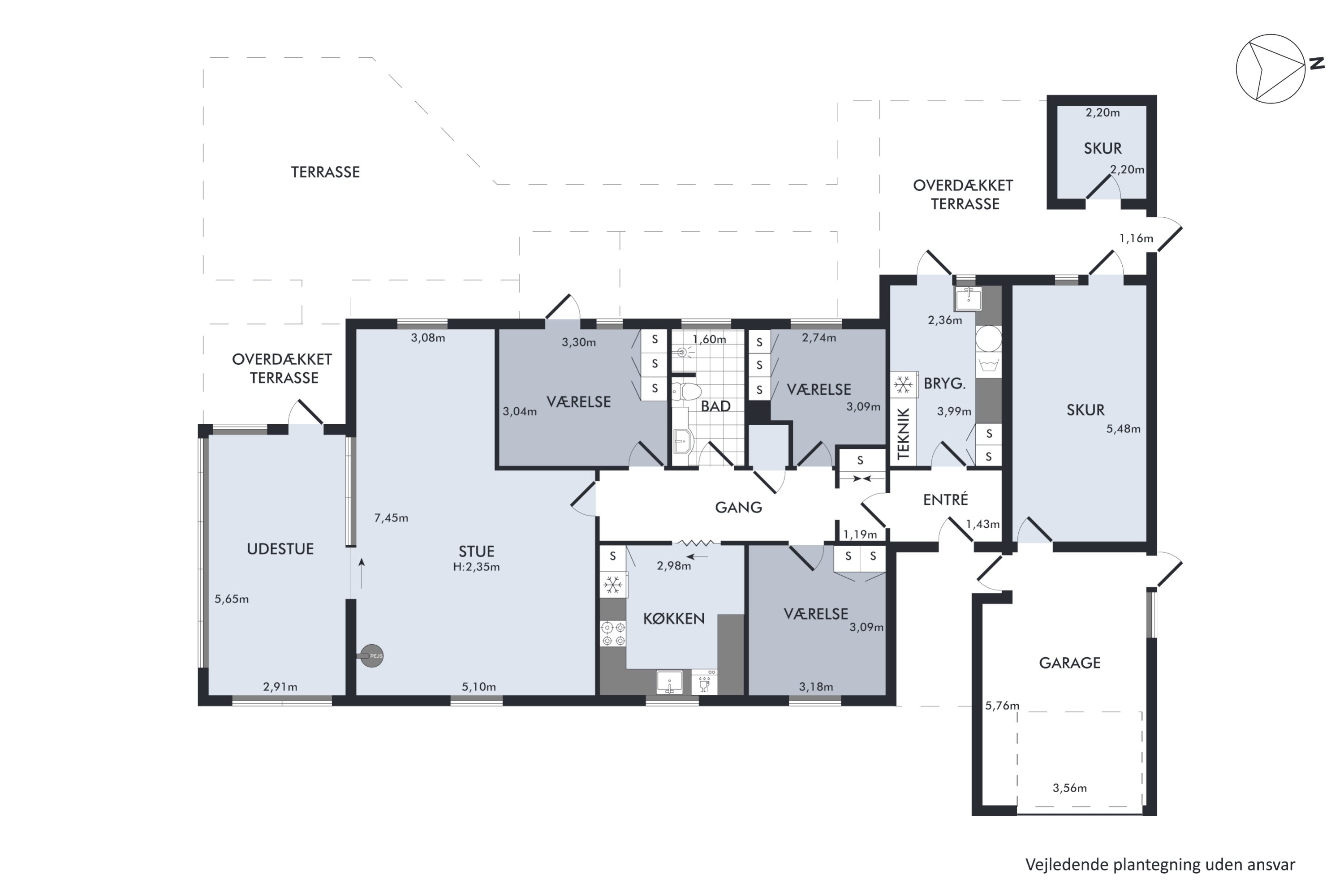 Plantegninger billede af Barrit Langgade 72, 7150 Barrit