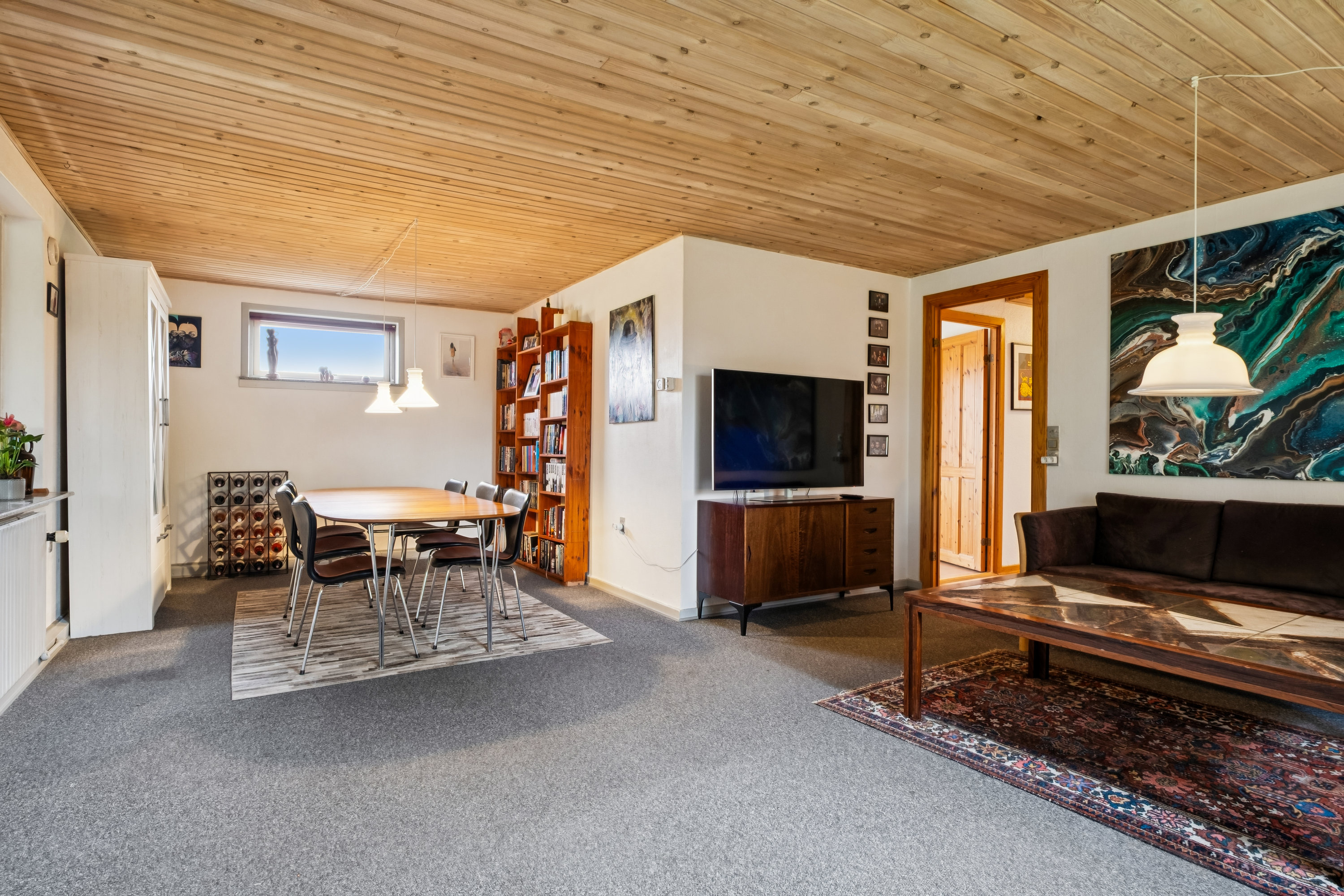 Fremhævet stue billede i fuldskærmstilstand. Billede af Barrit Langgade 72, 7150 Barrit