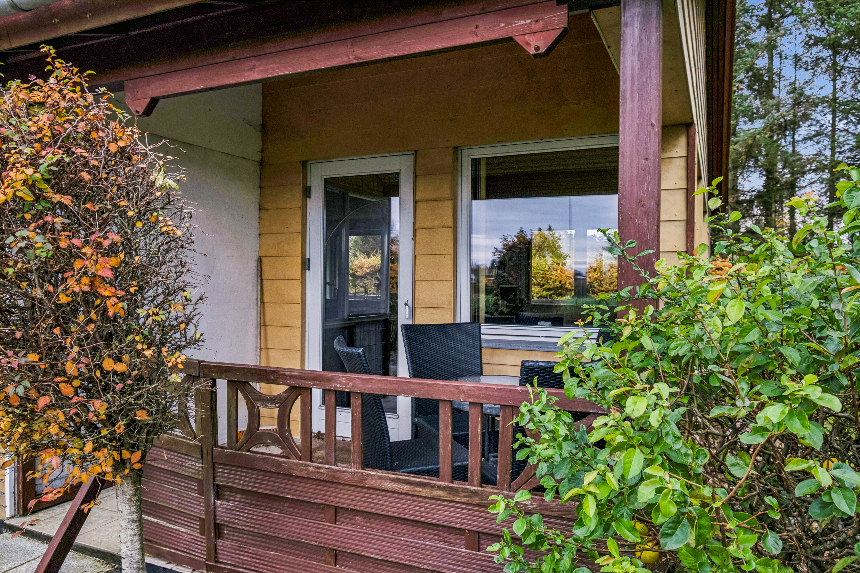 Fremhævet overdækket terrasse billede i fuldskærmstilstand. Billede af Barrit Langgade 72, 7150 Barrit