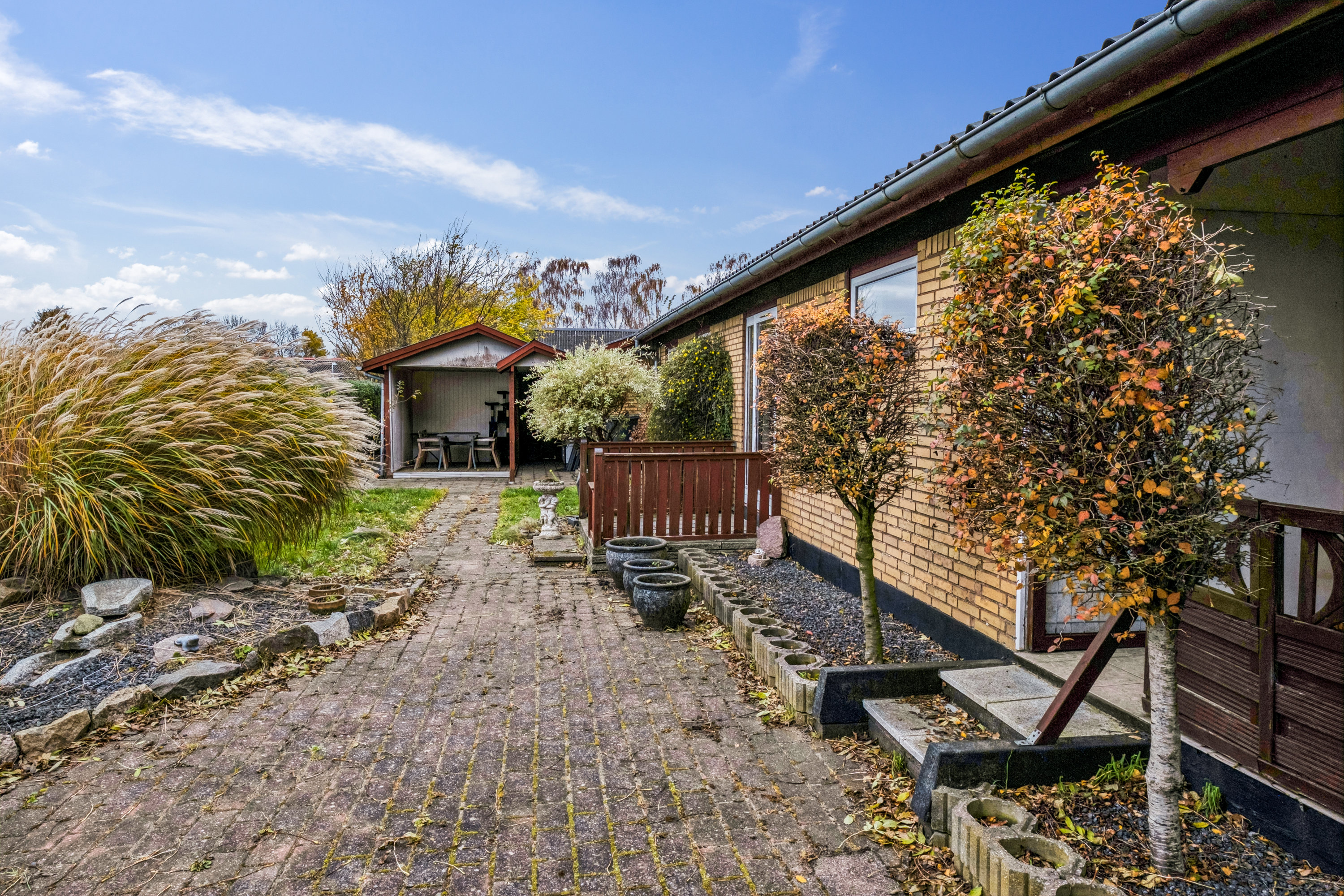 Fremhævet facade billede i fuldskærmstilstand. Billede af Barrit Langgade 72, 7150 Barrit