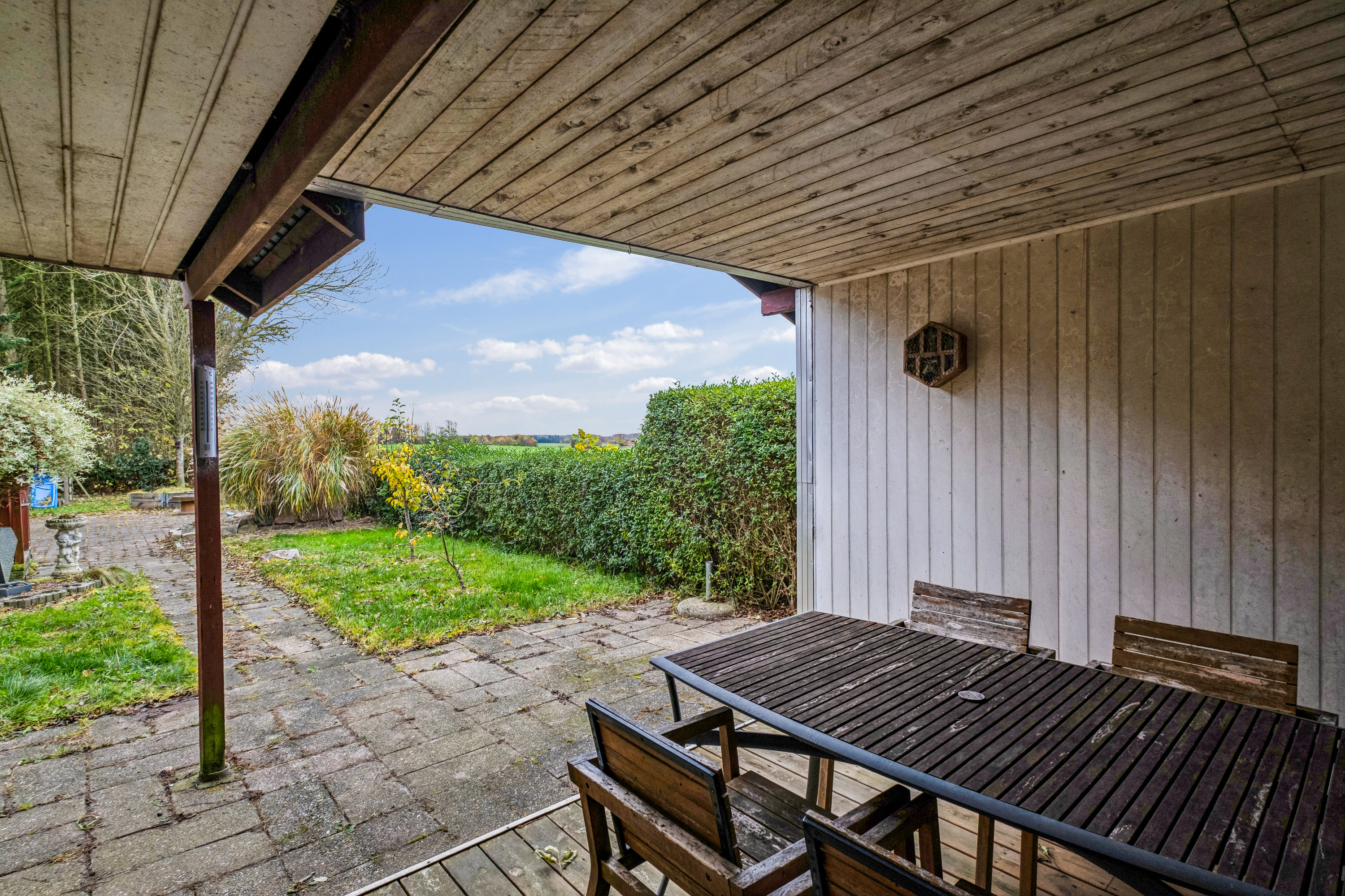 Fremhævet terrasse billede i fuldskærmstilstand. Billede af Barrit Langgade 72, 7150 Barrit