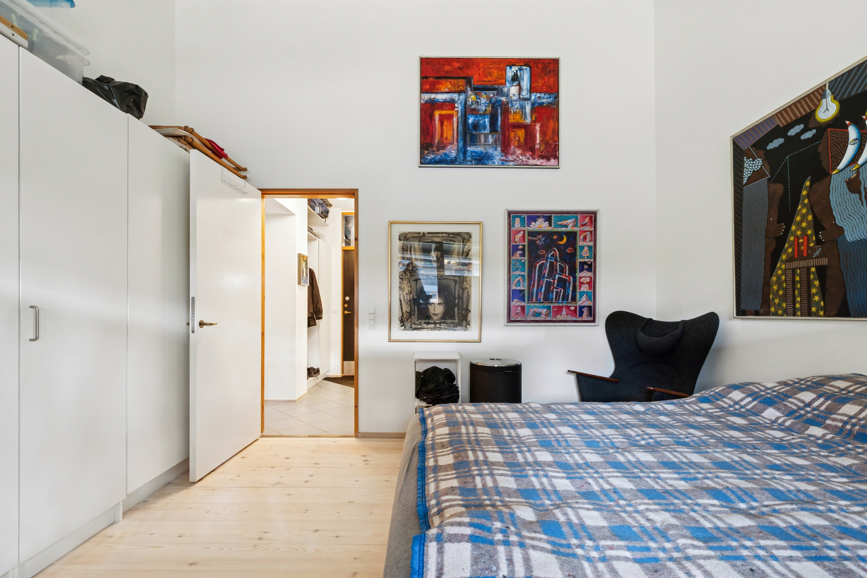 Fremhævet soveværelse billede i fuldskærmstilstand. Billede af Dianas Have 44, 2970 Hørsholm