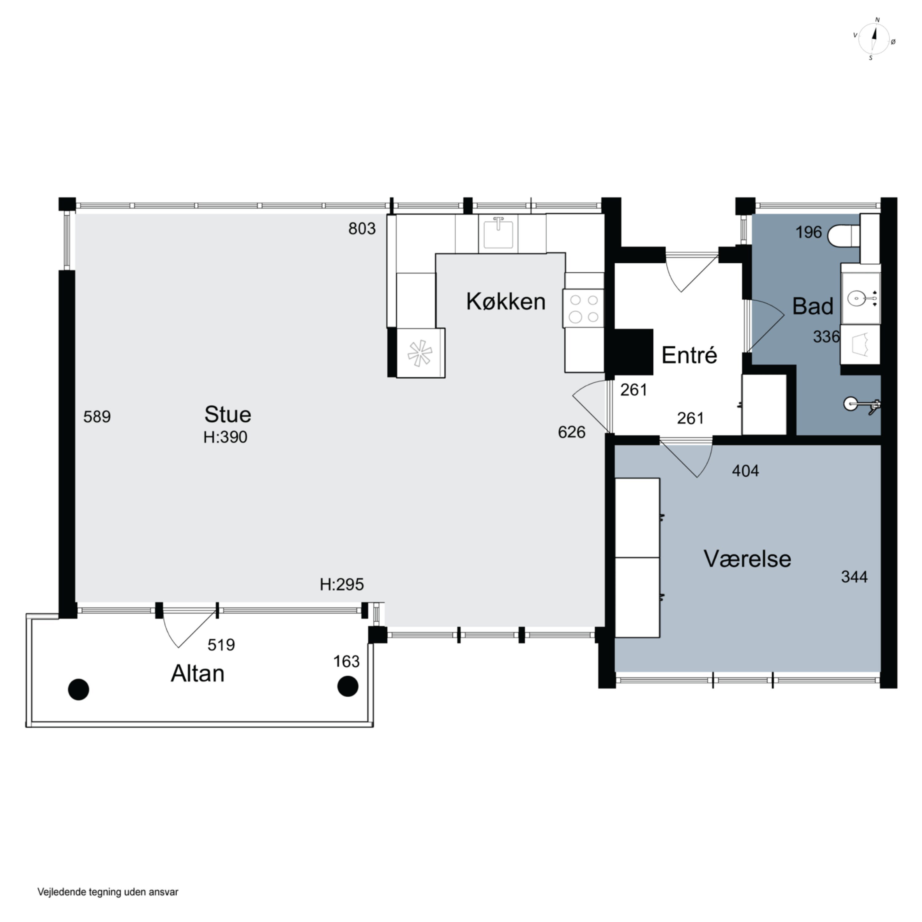 Plantegninger billede af Dianas Have 44, 2970 Hørsholm