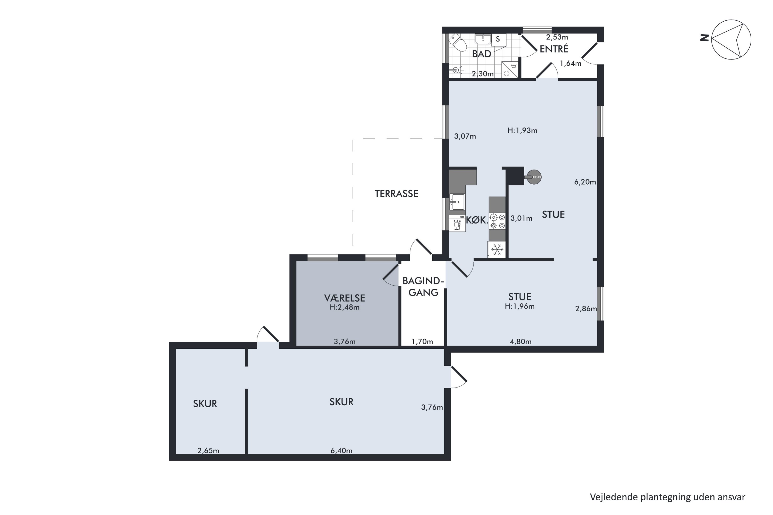 Plantegninger billede af Nedergårdsvej 17, Skjold, 7130 Juelsminde