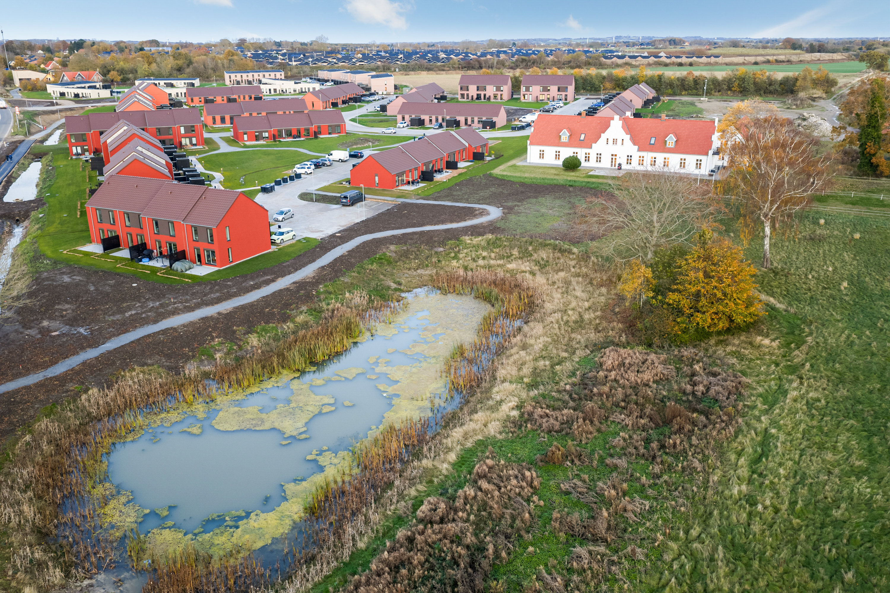 Fremhævet luftfoto billede i fuldskærmstilstand. Billede af Dådyrbakken 96, 5500 Middelfart