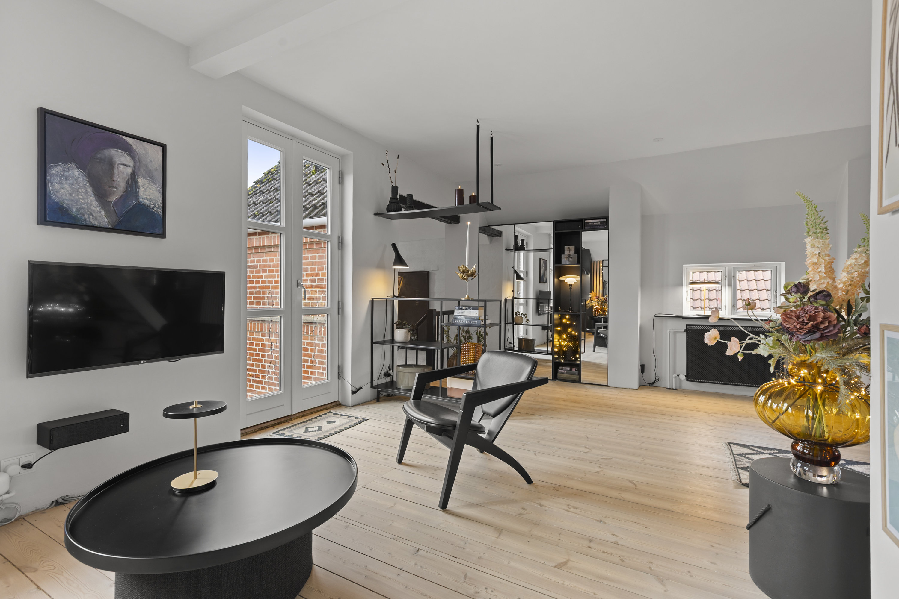 Fremhævet stue billede i fuldskærmstilstand. Billede af Teglovnsvej 26, 1., 4100 Ringsted