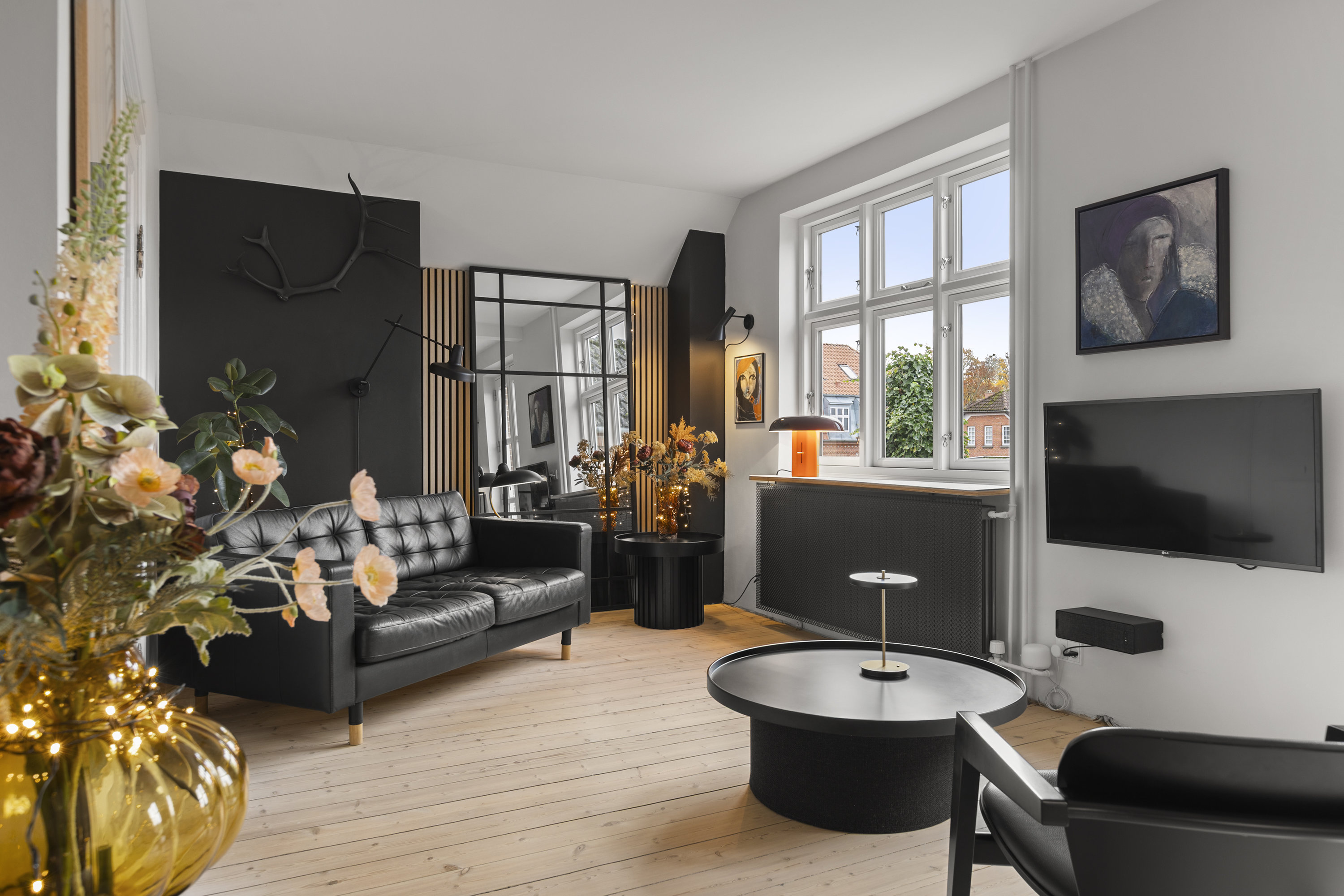 Fremhævet stue billede i fuldskærmstilstand. Billede af Teglovnsvej 26, 1., 4100 Ringsted