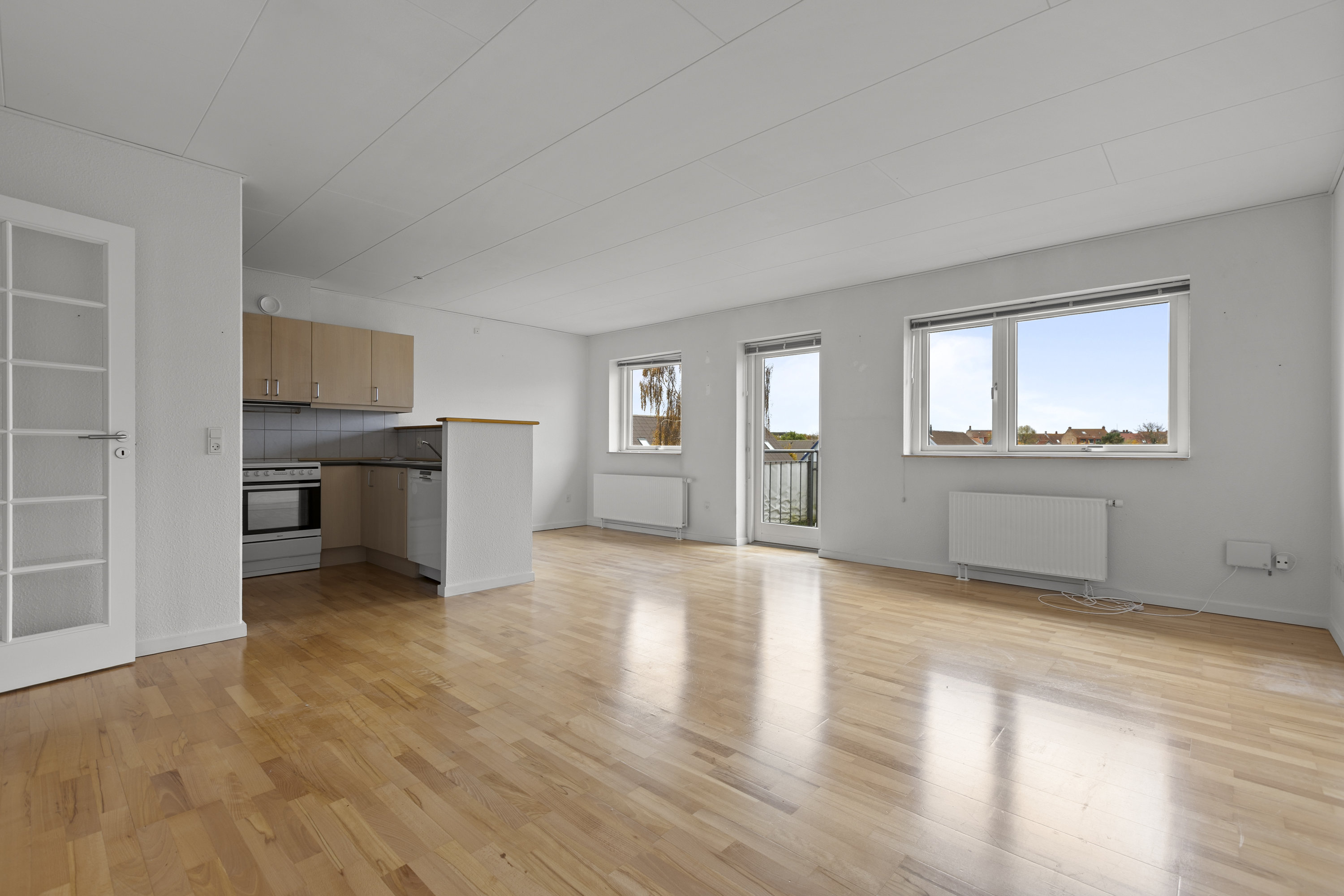 Fremhævet stue billede i fuldskærmstilstand. Billede af Halsskovvej 80K, 1., 4220 Korsør