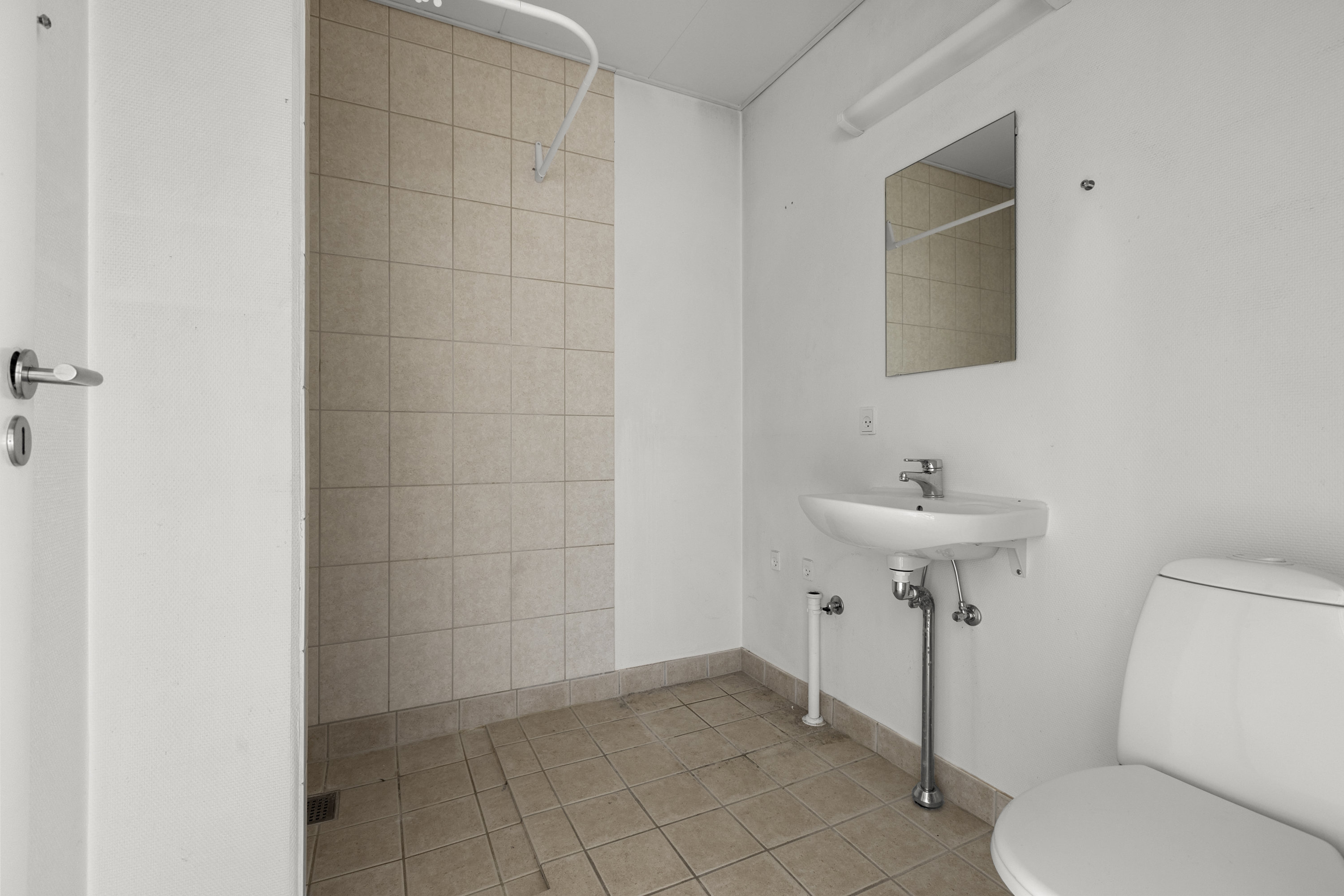 Fremhævet badeværelse billede i fuldskærmstilstand. Billede af Halsskovvej 80K, 1., 4220 Korsør