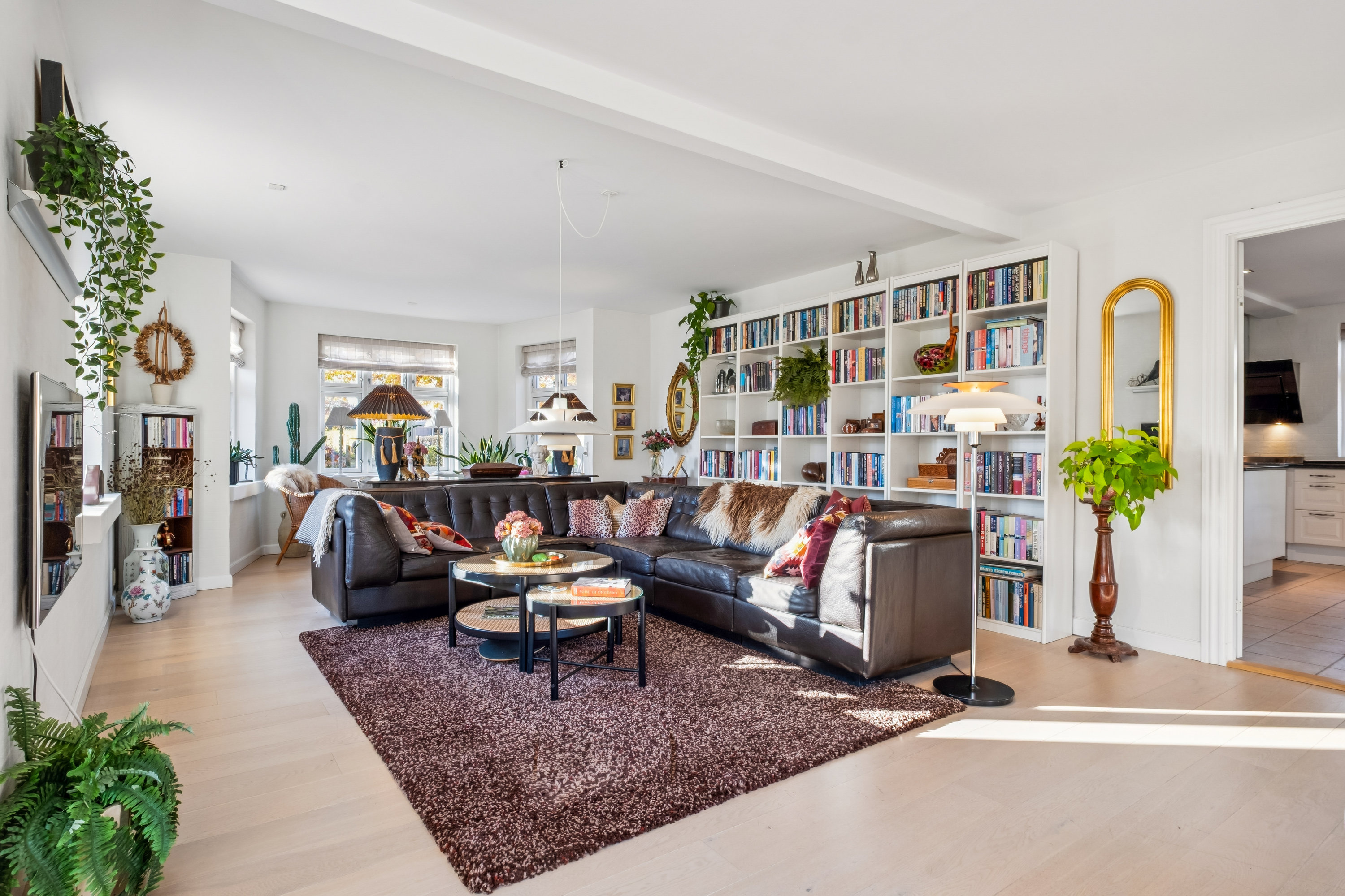 Fremhævet stue billede i fuldskærmstilstand. Billede af Egebjergvej 180, 8700 Horsens