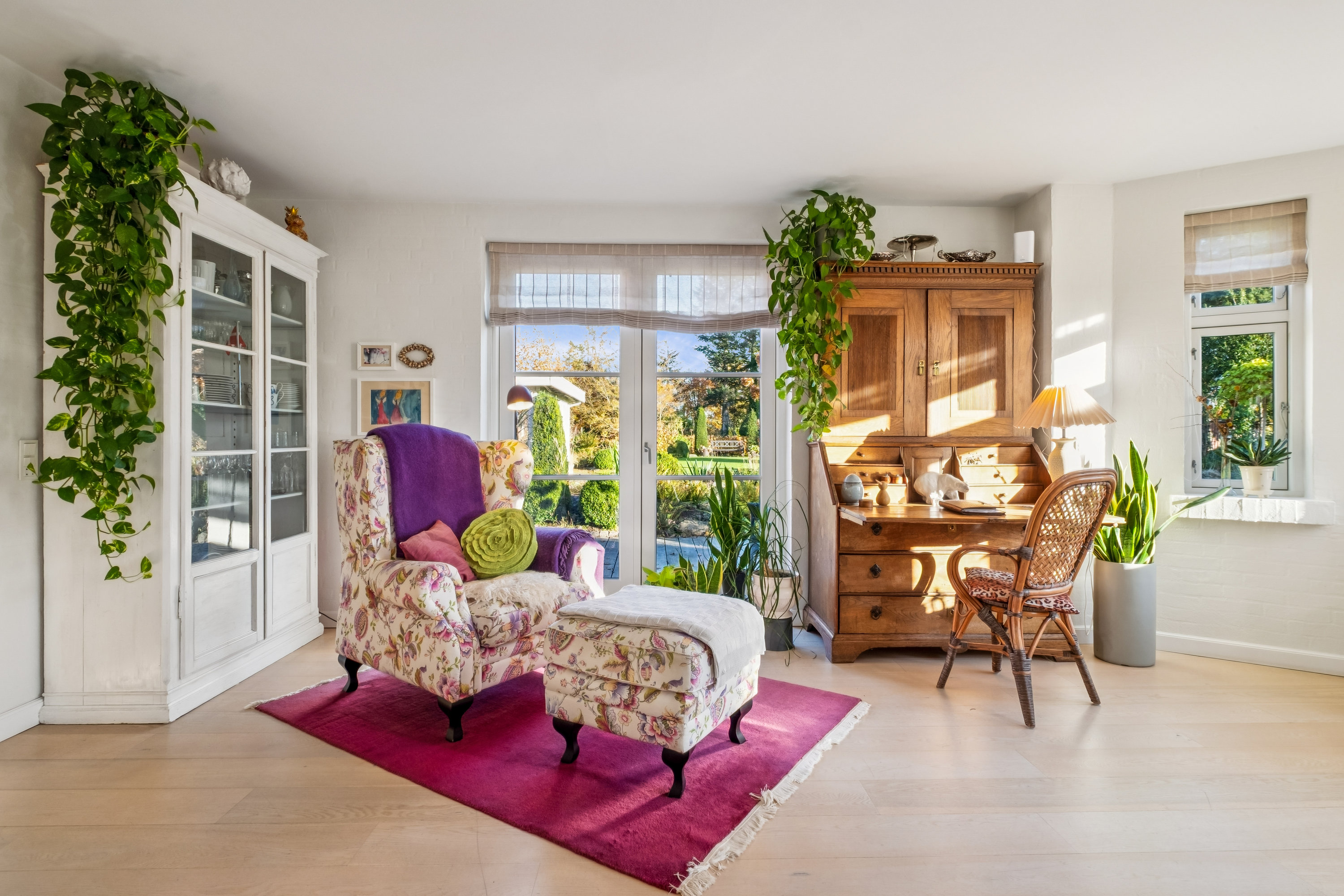 Fremhævet stue billede i fuldskærmstilstand. Billede af Egebjergvej 180, 8700 Horsens