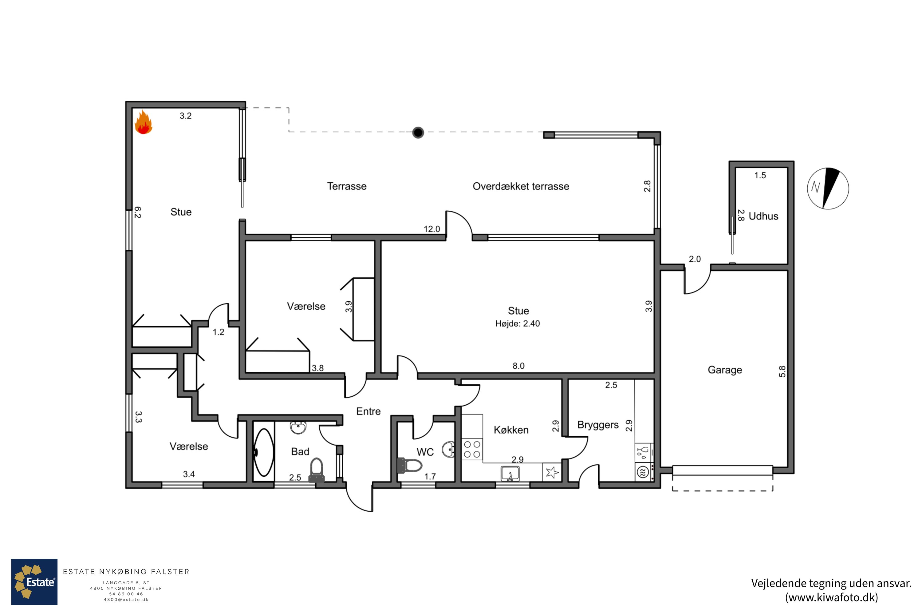 Plantegninger billede af Egevej 6, Systofte Skovby, 4800 Nykøbing F