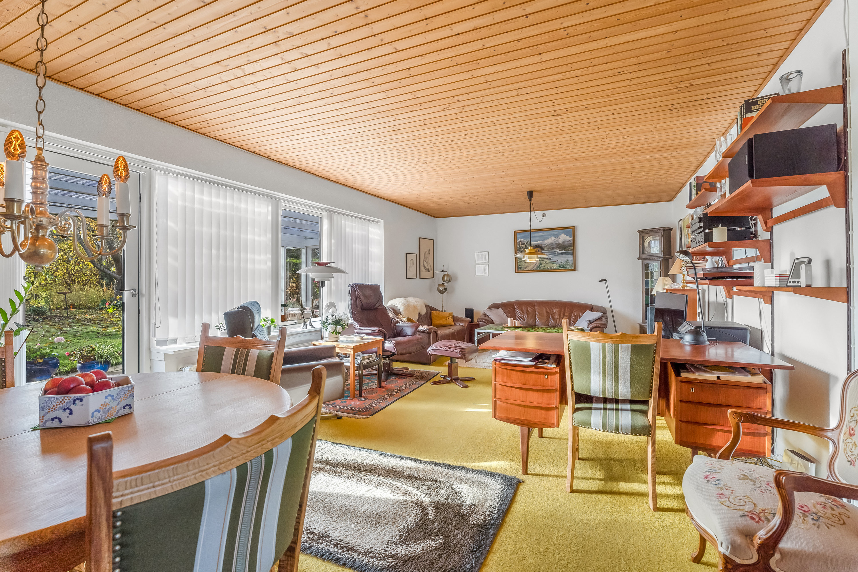 Fremhævet stue billede i fuldskærmstilstand. Billede af Egevej 6, Systofte Skovby, 4800 Nykøbing F