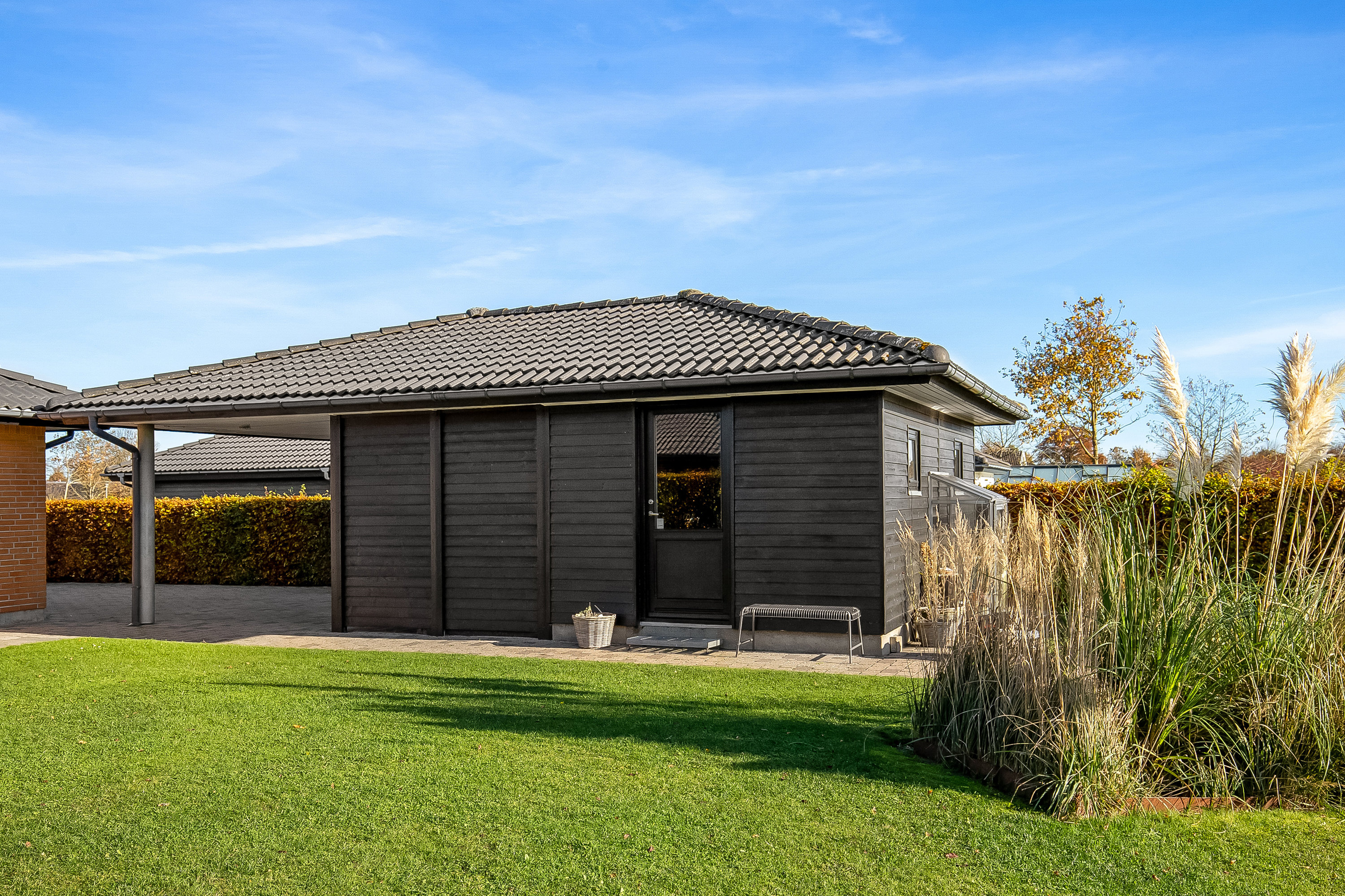 Fremhævet skur billede i fuldskærmstilstand. Billede af Stagebjergparken 30, 6051 Almind