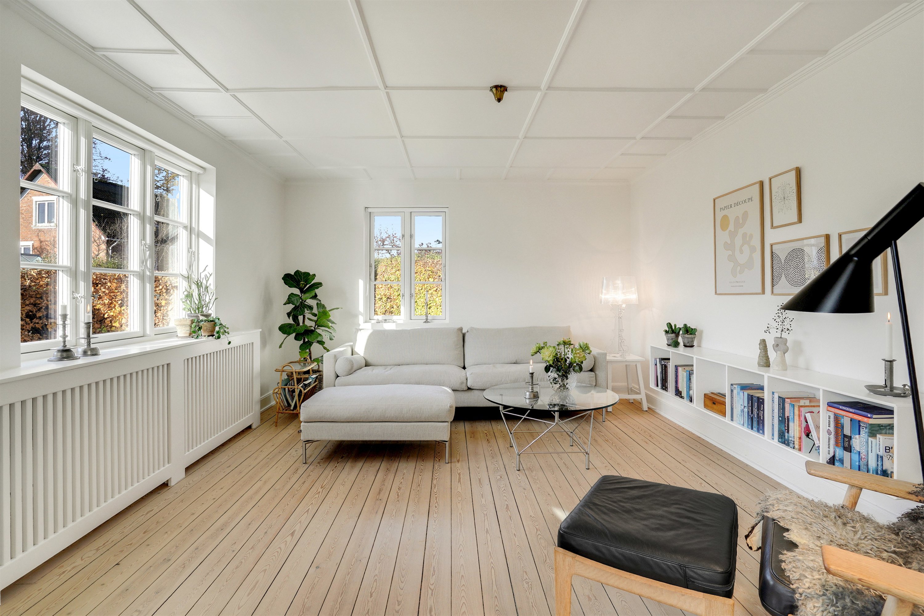 Fremhævet stue billede i fuldskærmstilstand. Billede af De Lichtenbergs Vej 22, Nørup, 7182 Bredsten