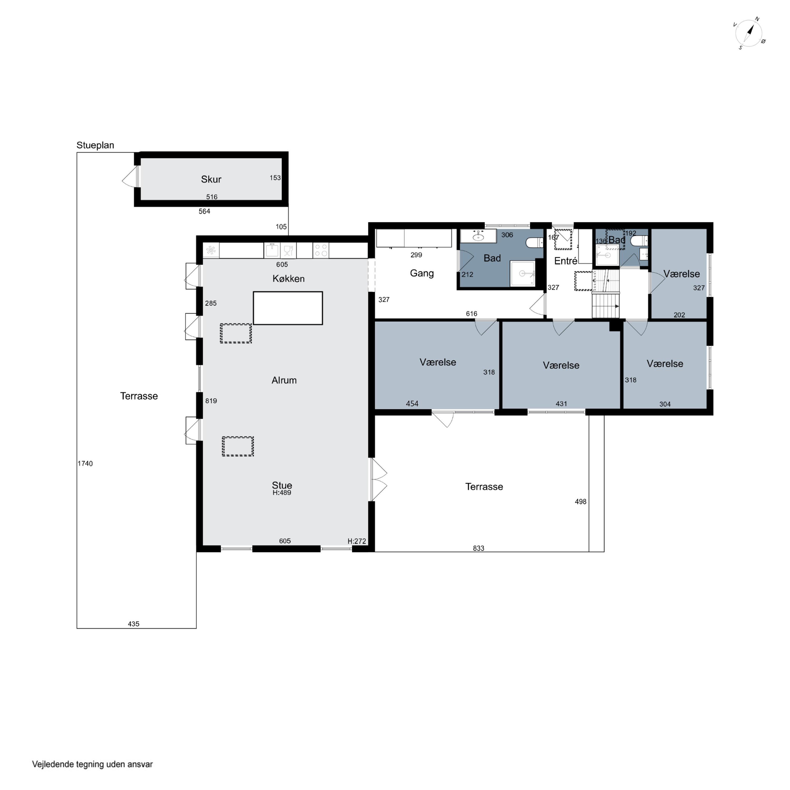 Plantegninger billede af Sophienberg Vænge 43, 2960 Rungsted Kyst