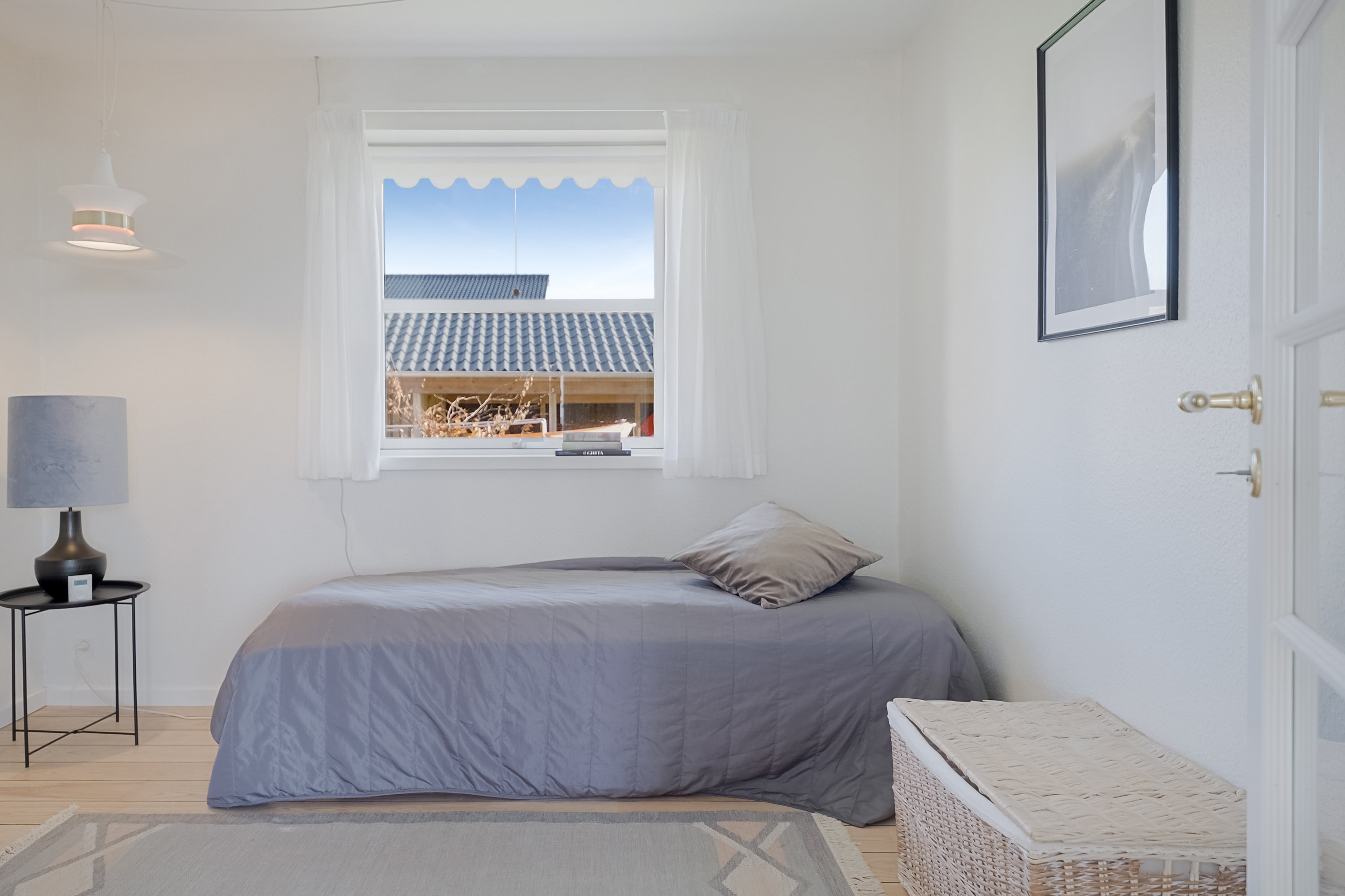 Fremhævet soveværelse billede i fuldskærmstilstand. Billede af Rudbæksbanke 31C, Strib, 5500 Middelfart