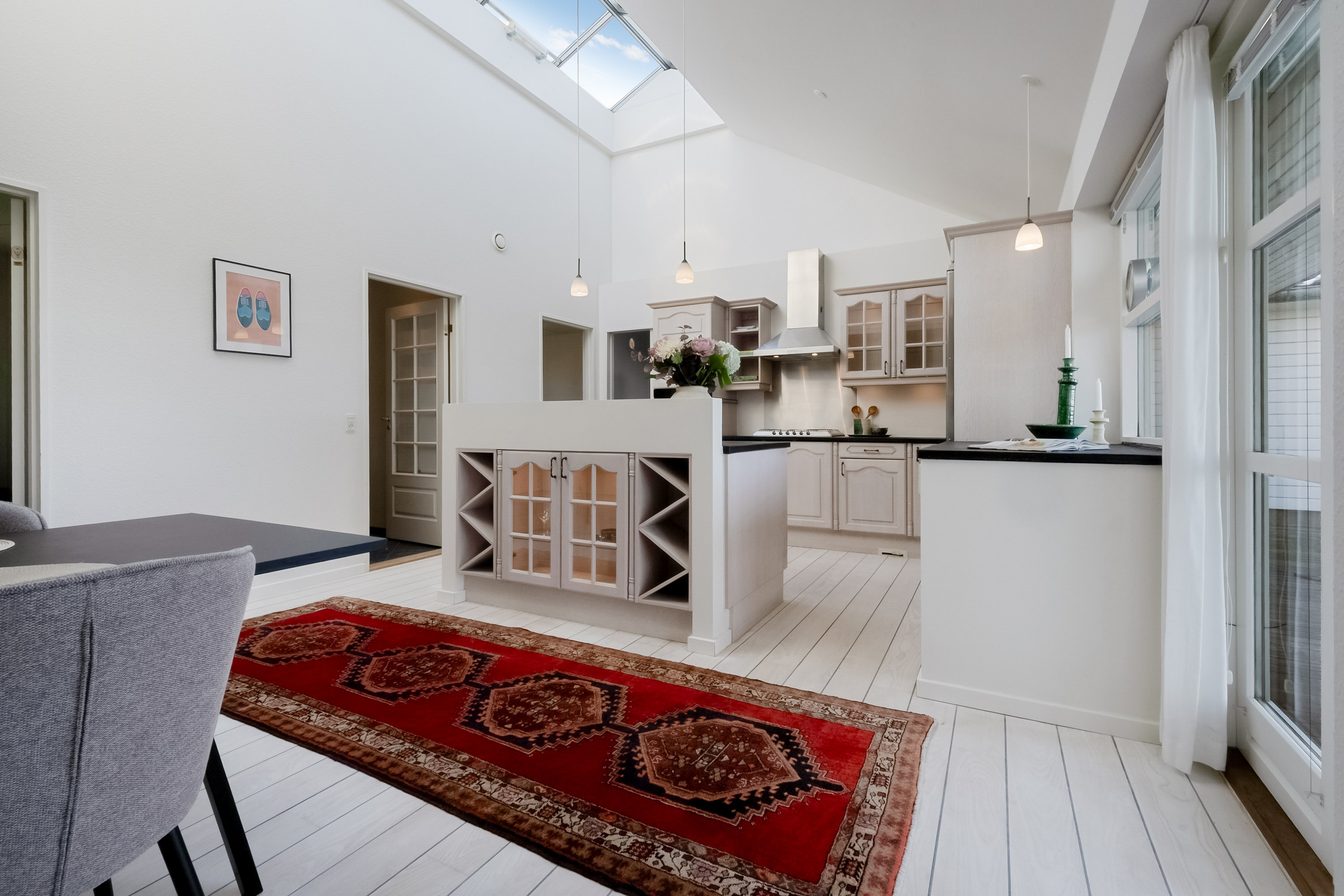 Fremhævet køkken billede i fuldskærmstilstand. Billede af Rudbæksbanke 31C, Strib, 5500 Middelfart