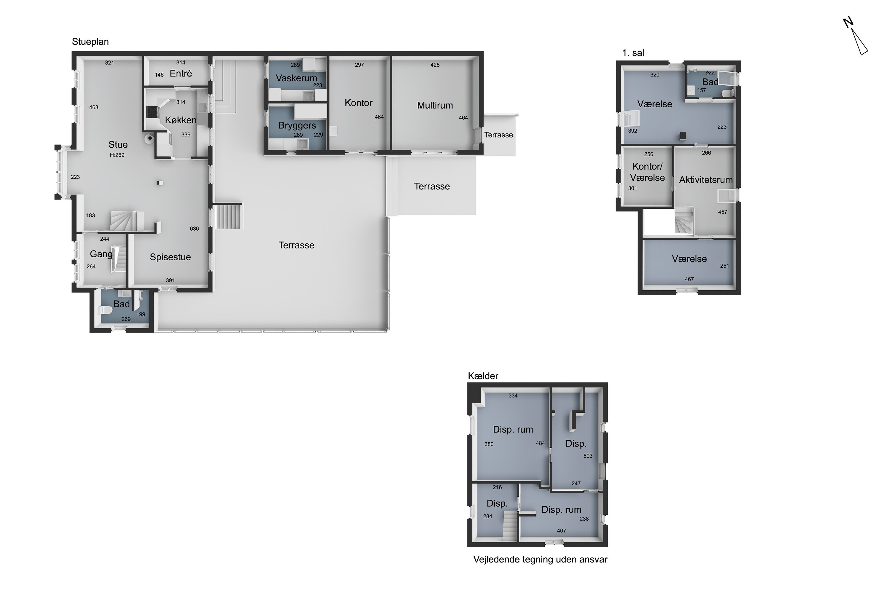 Plantegninger billede af Horsensvej 2, 8722 Hedensted