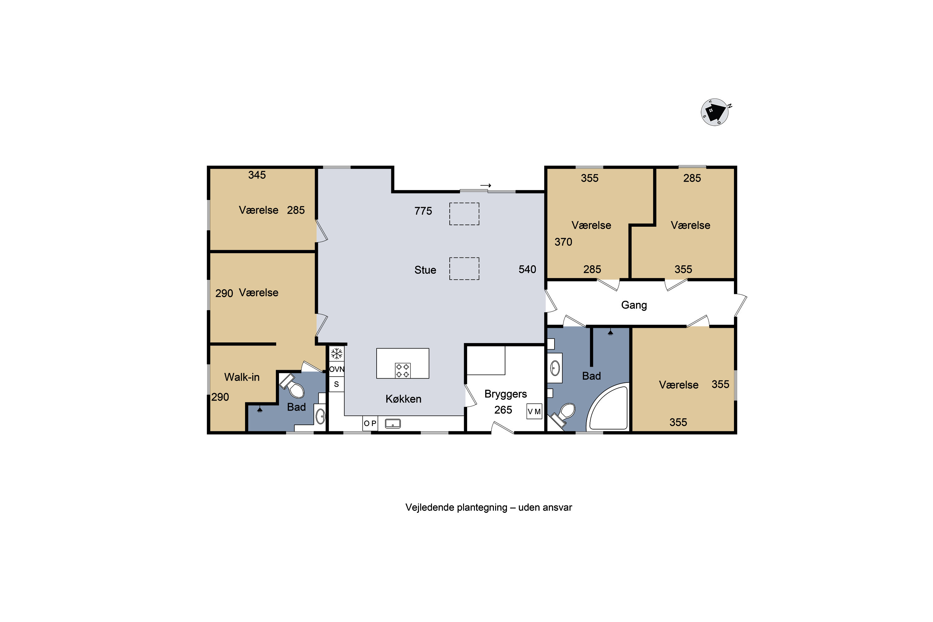 Plantegninger billede af Slagelsevej 201, 4400 Kalundborg