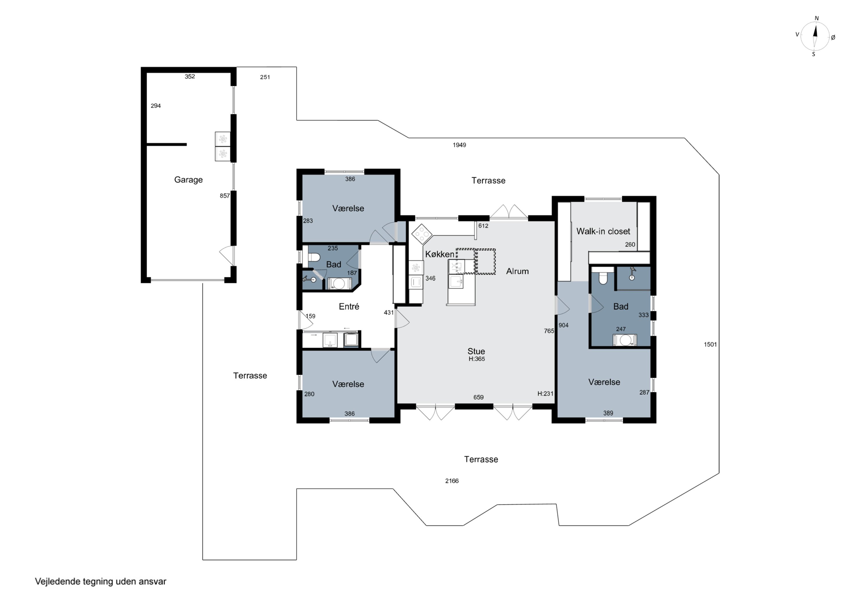 Plantegninger billede af Forsythiavej 6, 7700 Thisted