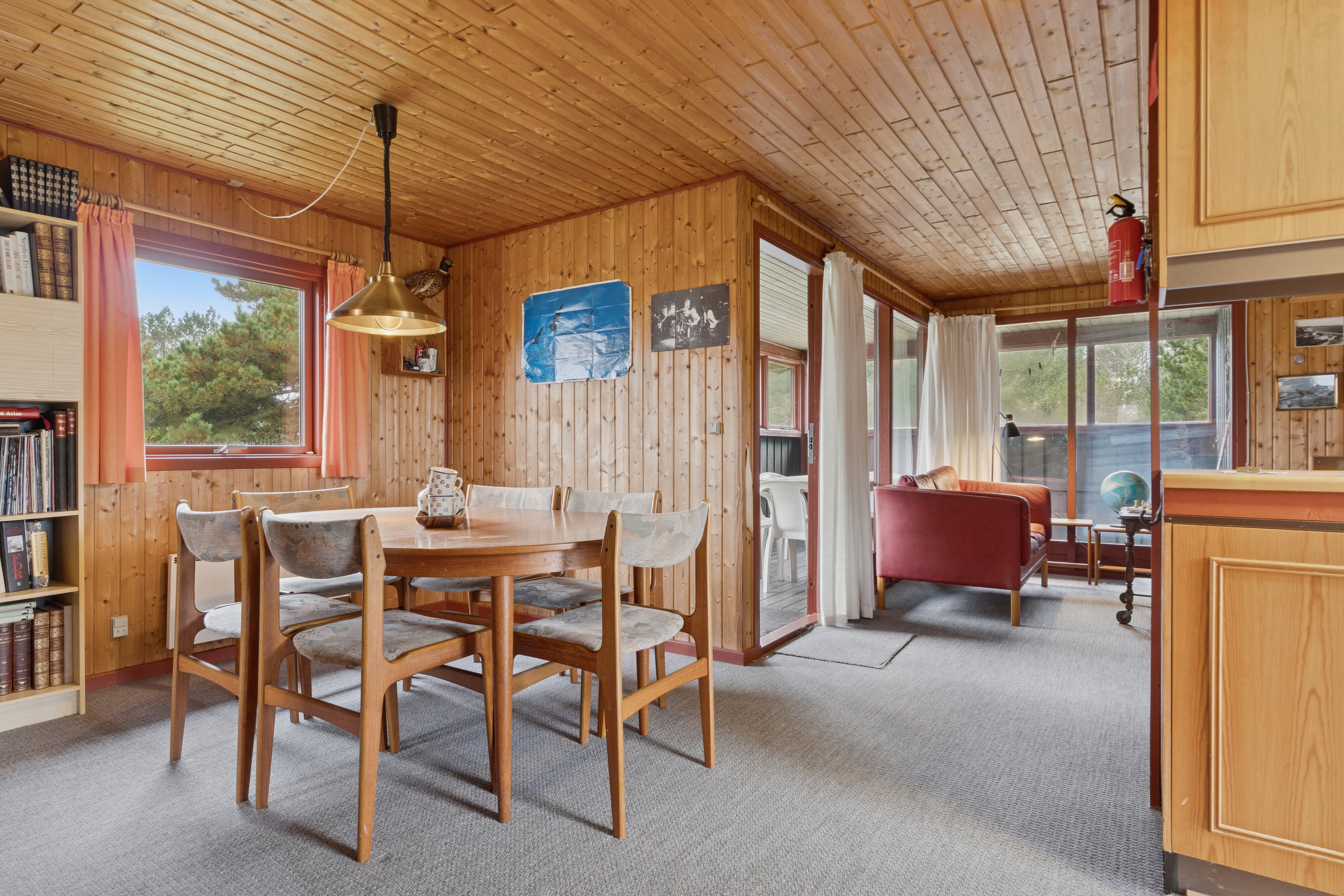 Fremhævet spisestue billede i fuldskærmstilstand. Billede af Sletningen 1, Klitmøller, 7700 Thisted