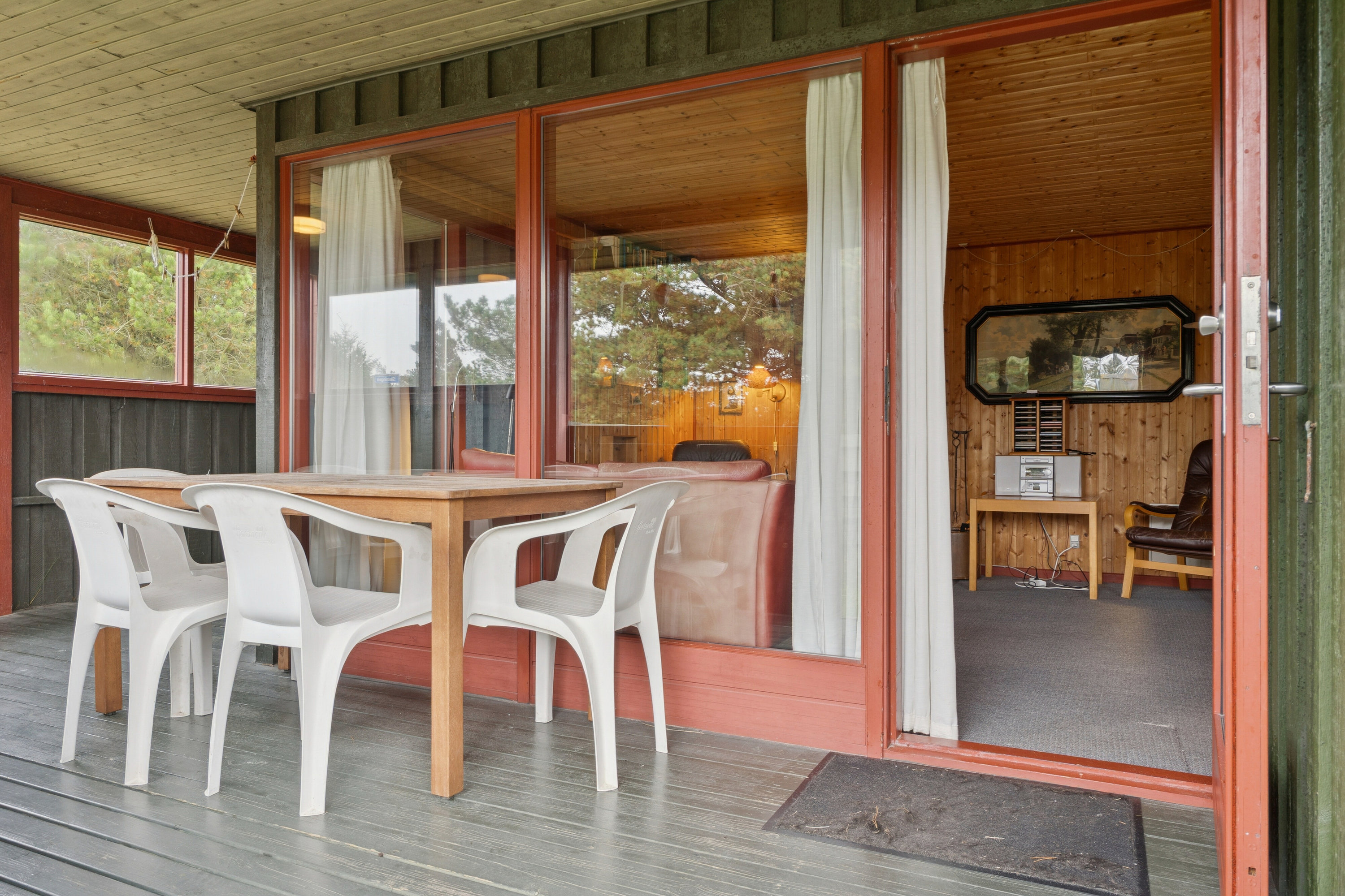 Fremhævet overdækket terrasse billede i fuldskærmstilstand. Billede af Sletningen 1, Klitmøller, 7700 Thisted