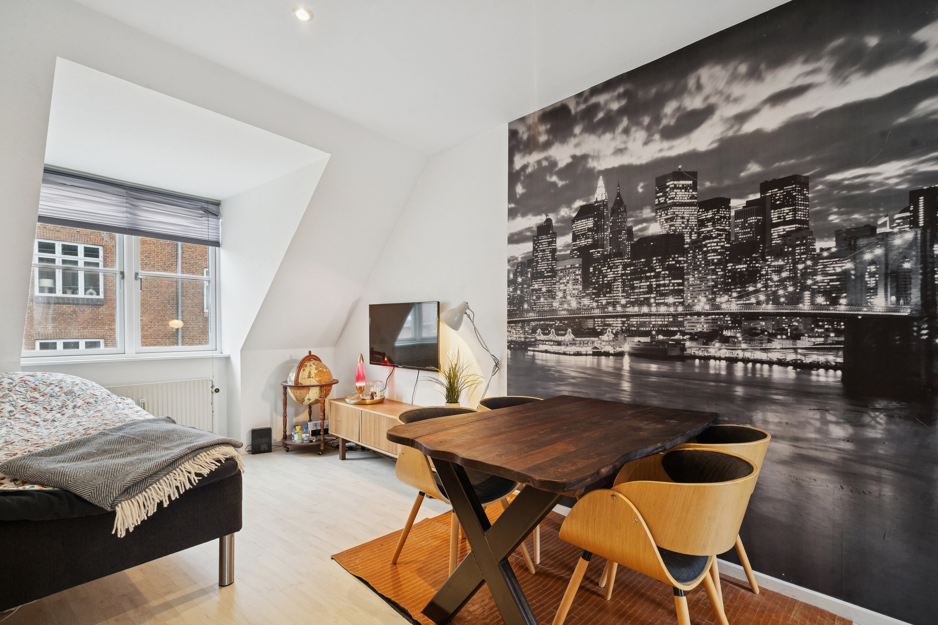 Fremhævet stue billede i fuldskærmstilstand. Billede af Nørre Allé 89, 2. tv., 8000 Aarhus C