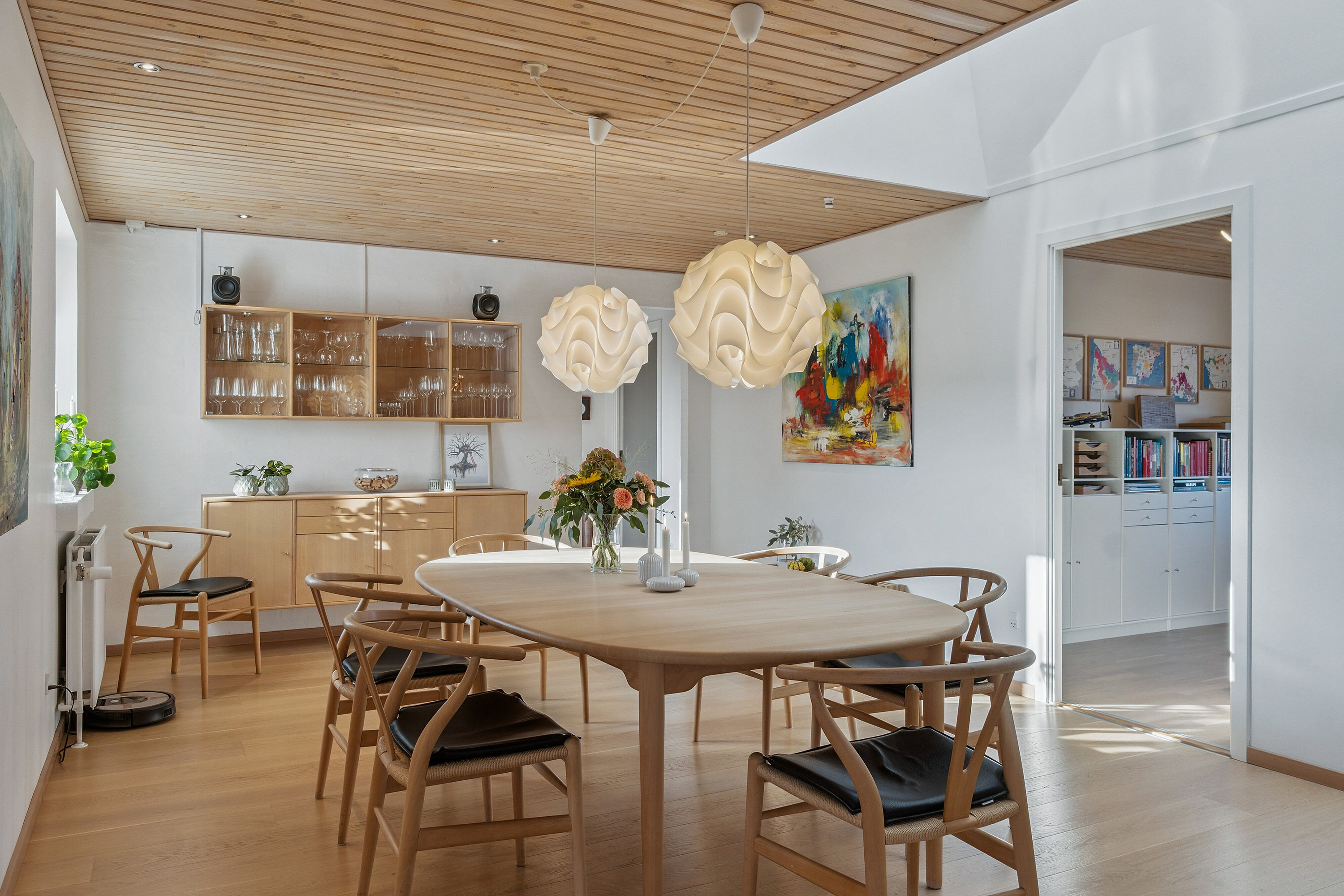 Fremhævet spisestue billede i fuldskærmstilstand. Billede af Årupparken 25, 8722 Hedensted