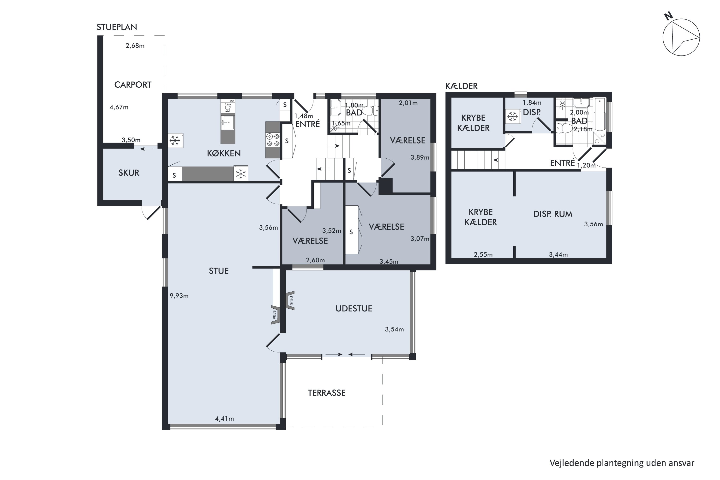 Plantegninger billede af Granvej 14, 5250 Odense SV