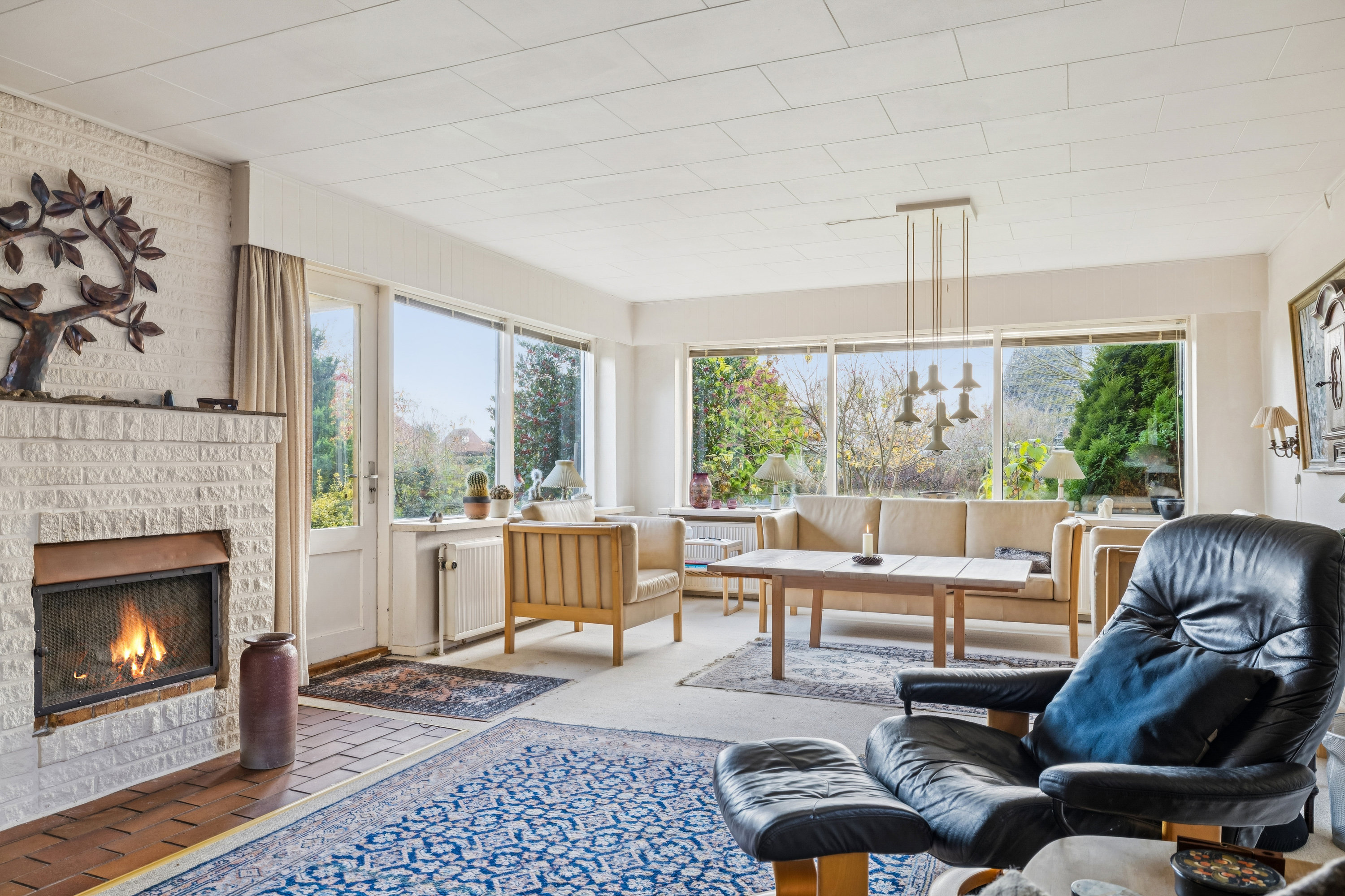 Fremhævet stue billede i fuldskærmstilstand. Billede af Granvej 14, 5250 Odense SV