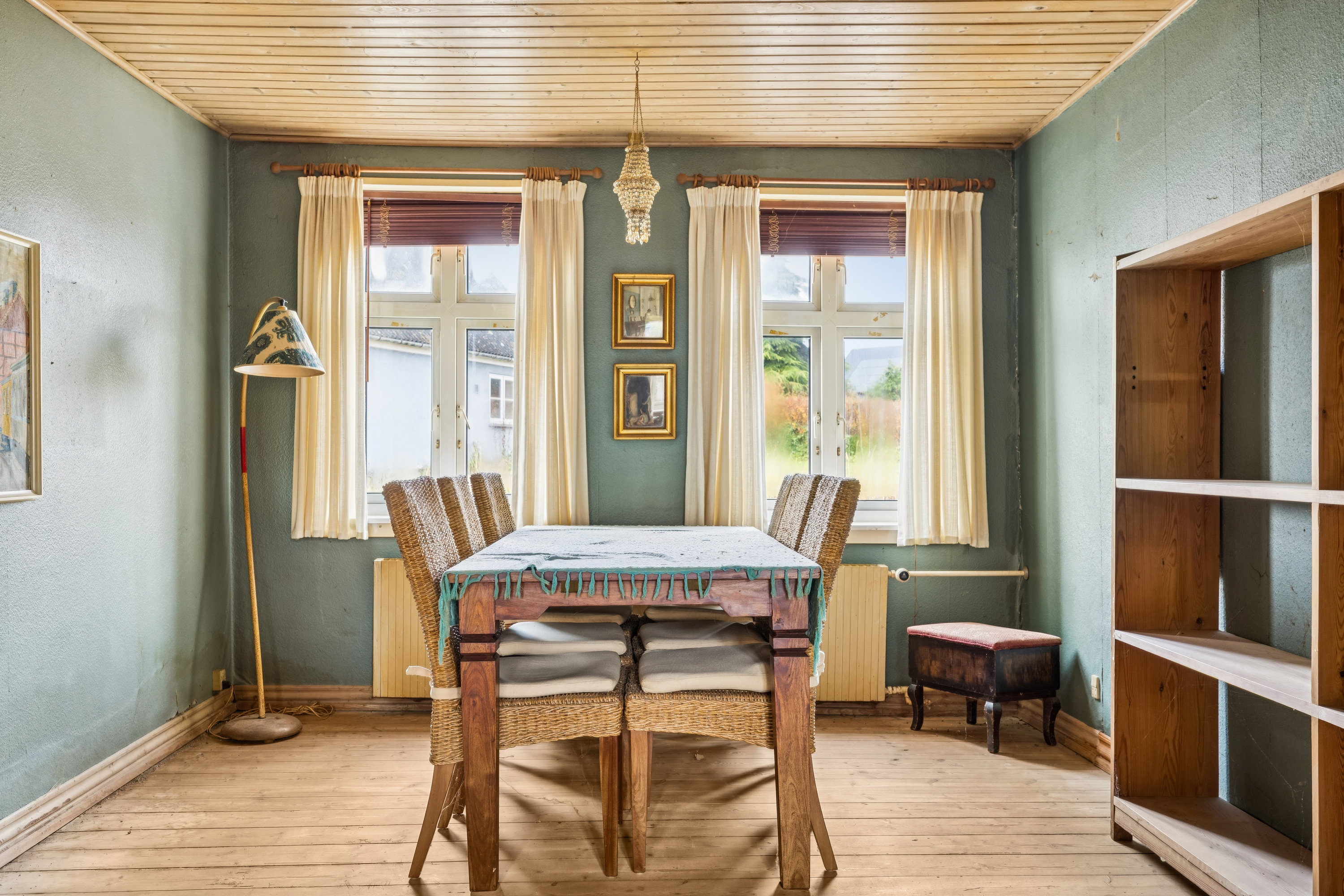 Fremhævet stue billede i fuldskærmstilstand. Billede af Nørrebro 21, 5985 Søby Ærø