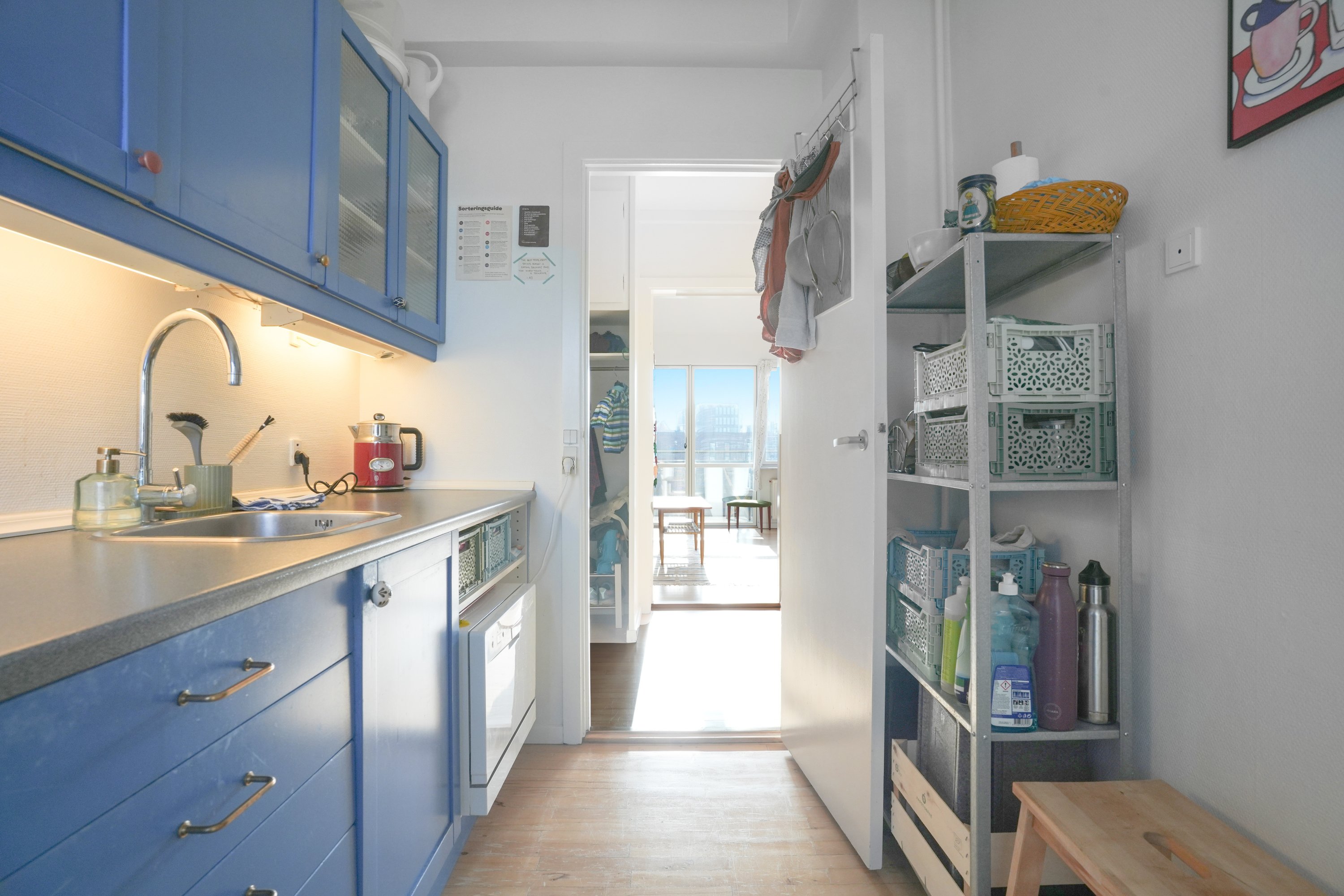 Fremhævet køkken billede i fuldskærmstilstand. Billede af Lyshøjgårdsvej 95, 4. th., 2500 Valby