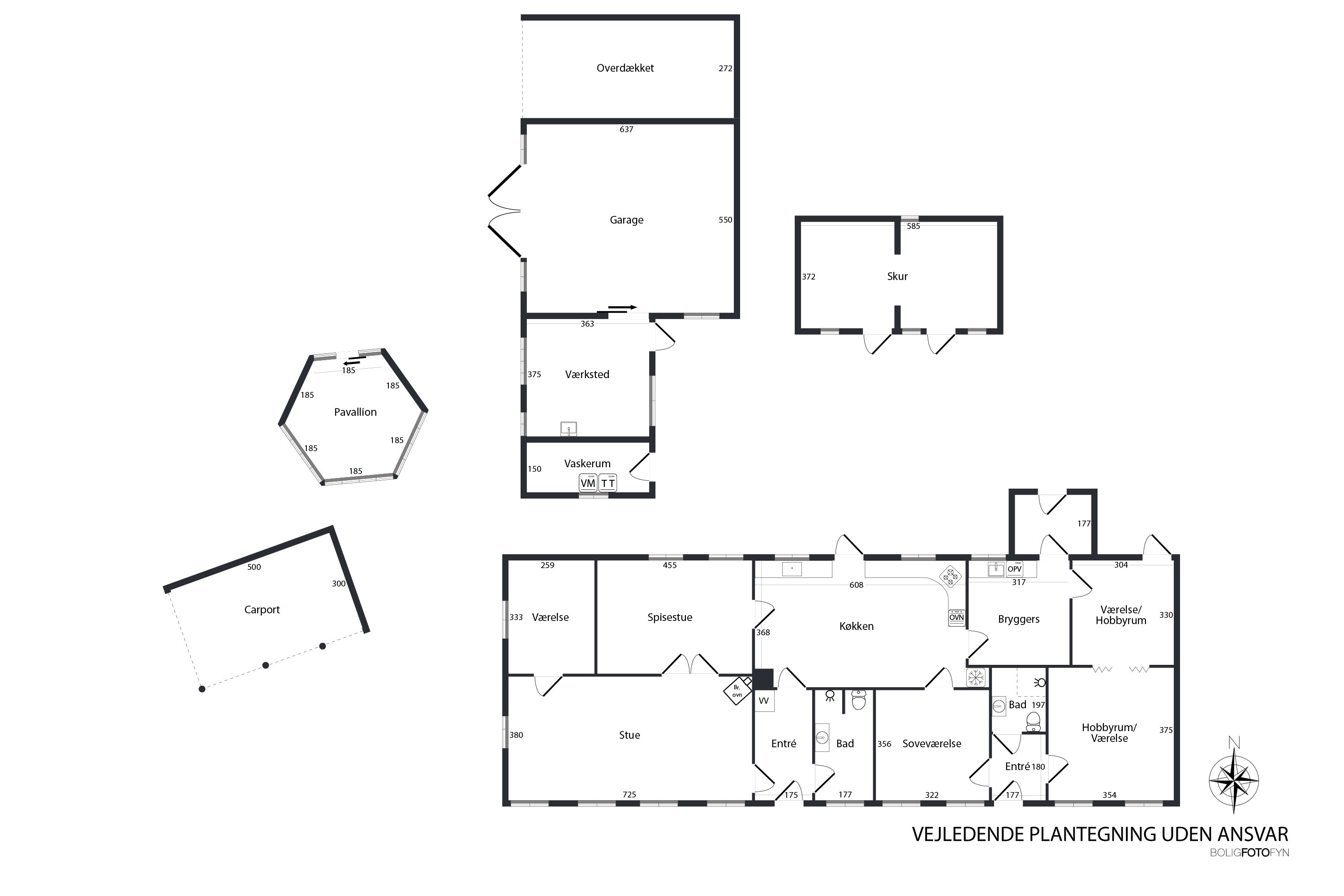 Plantegninger billede af Dyrehavevej 94, 5800 Nyborg