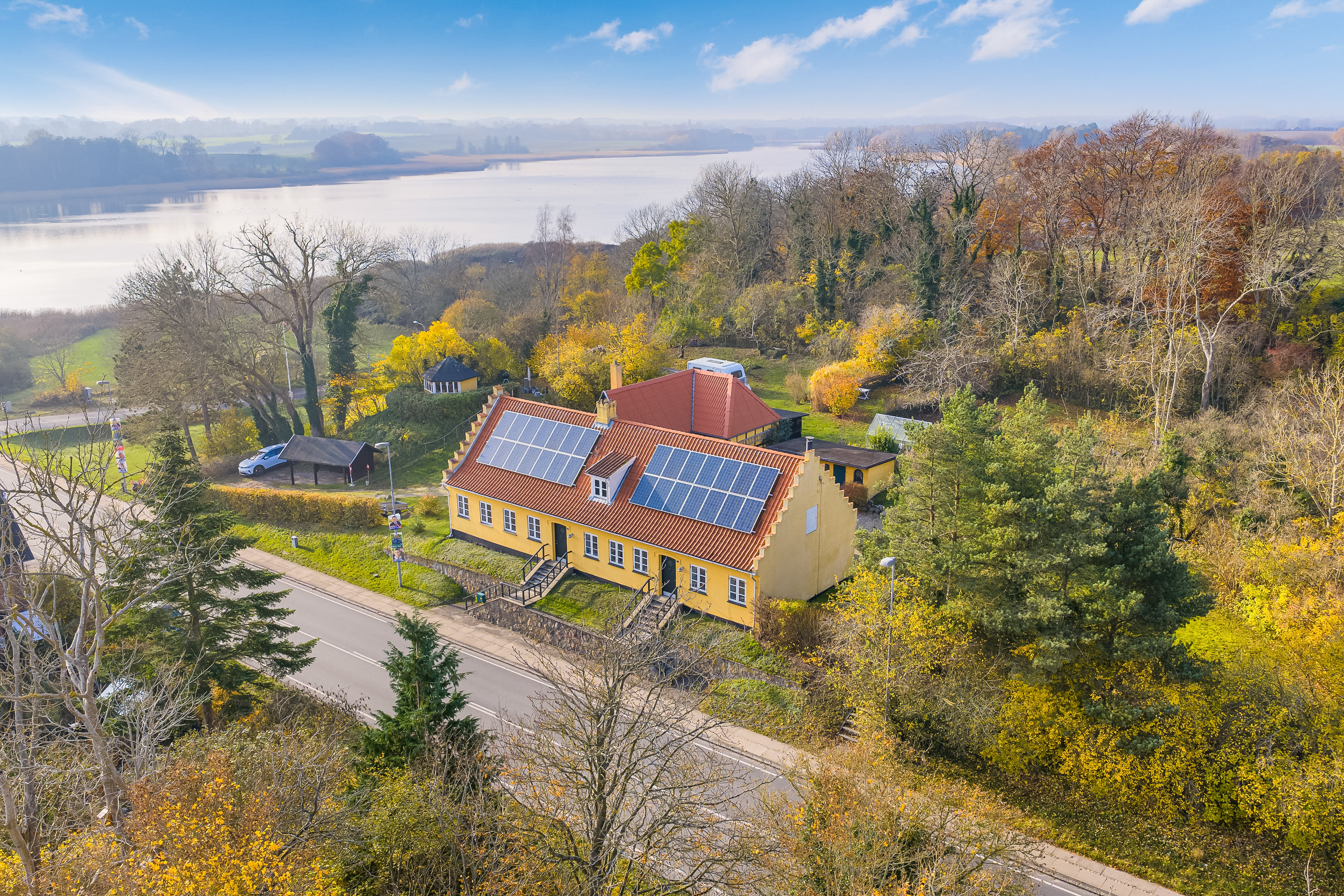 Miniaturebillede 1: luftfoto. Billede af Dyrehavevej 94, 5800 Nyborg