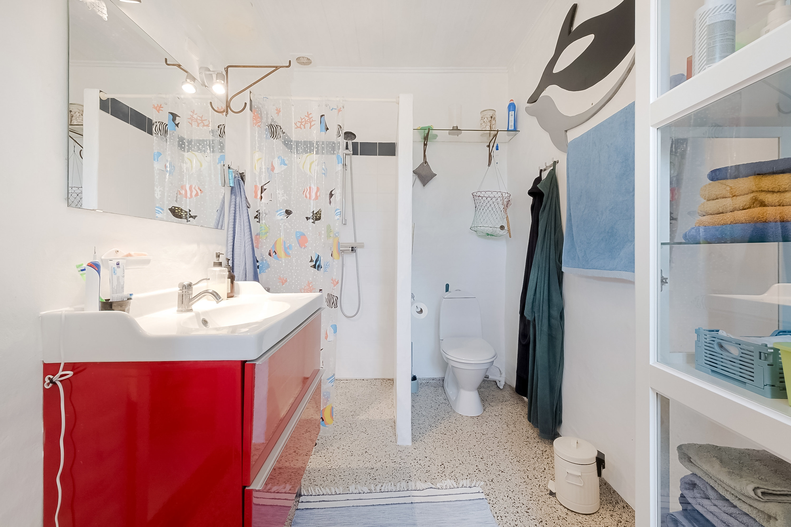 Fremhævet badeværelse billede i fuldskærmstilstand. Billede af Dyrehavevej 94, 5800 Nyborg