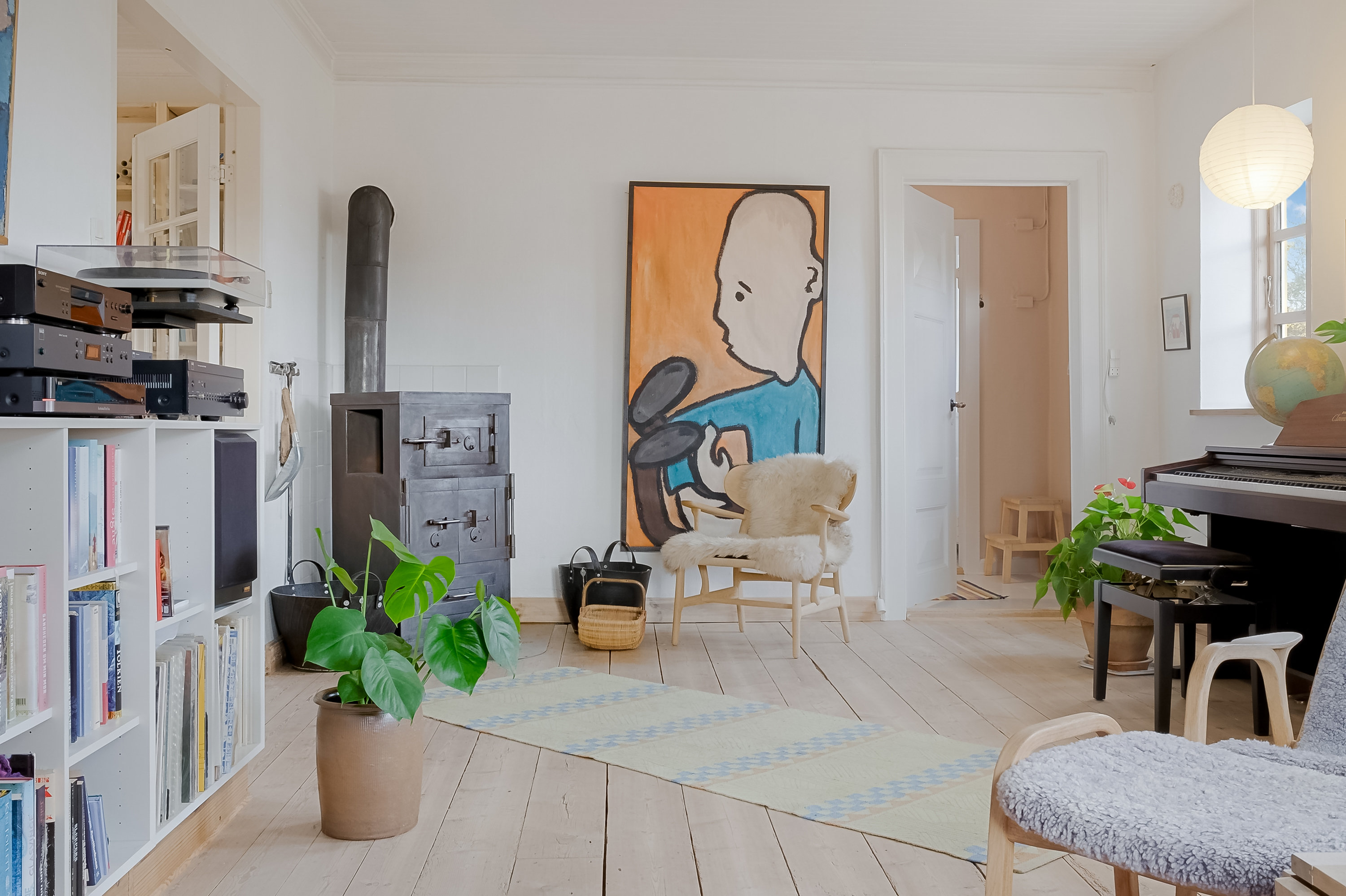 Fremhævet stue billede i fuldskærmstilstand. Billede af Dyrehavevej 94, 5800 Nyborg