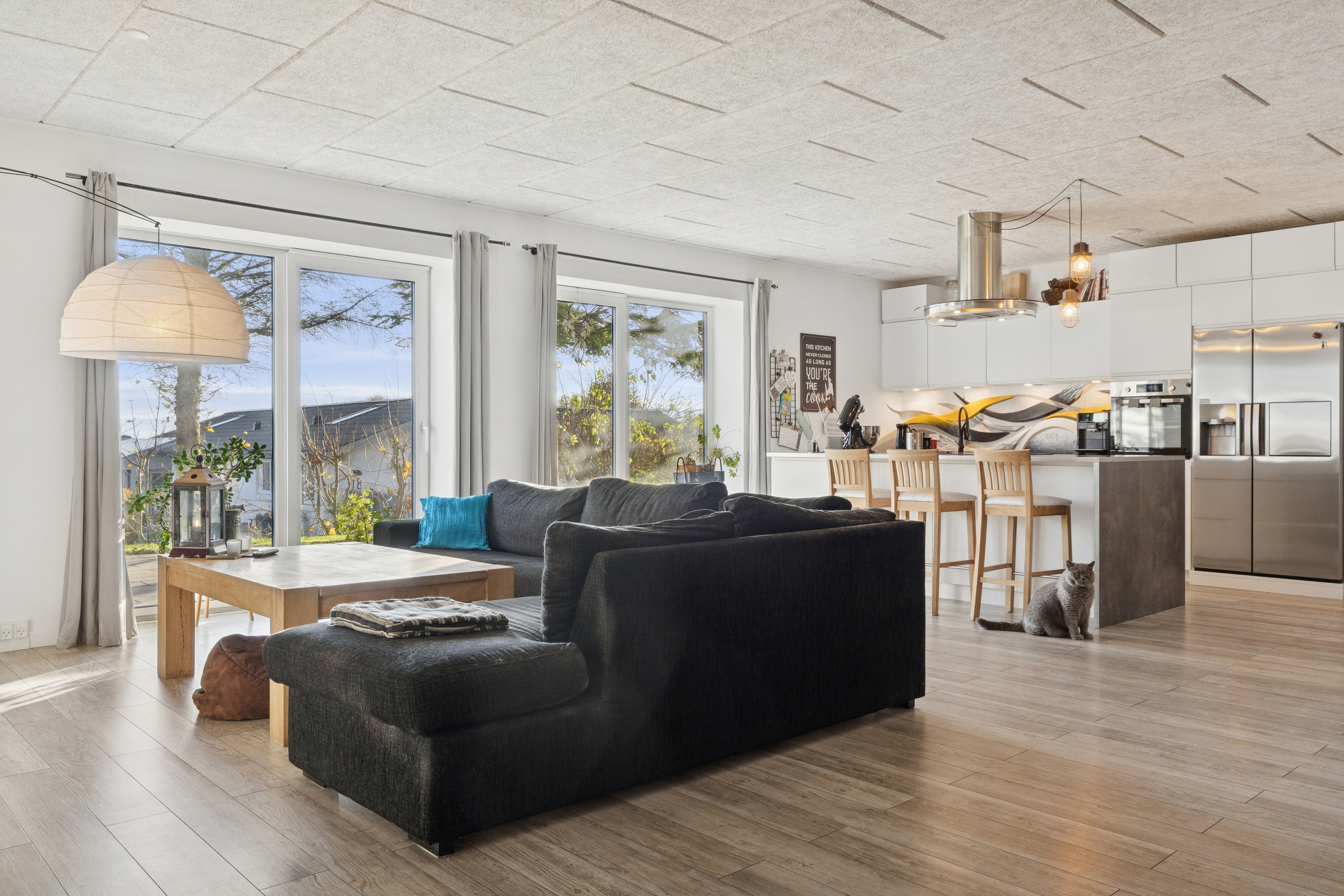 Fremhævet stue billede i fuldskærmstilstand. Billede af Norsvej 22, Nors, 7700 Thisted